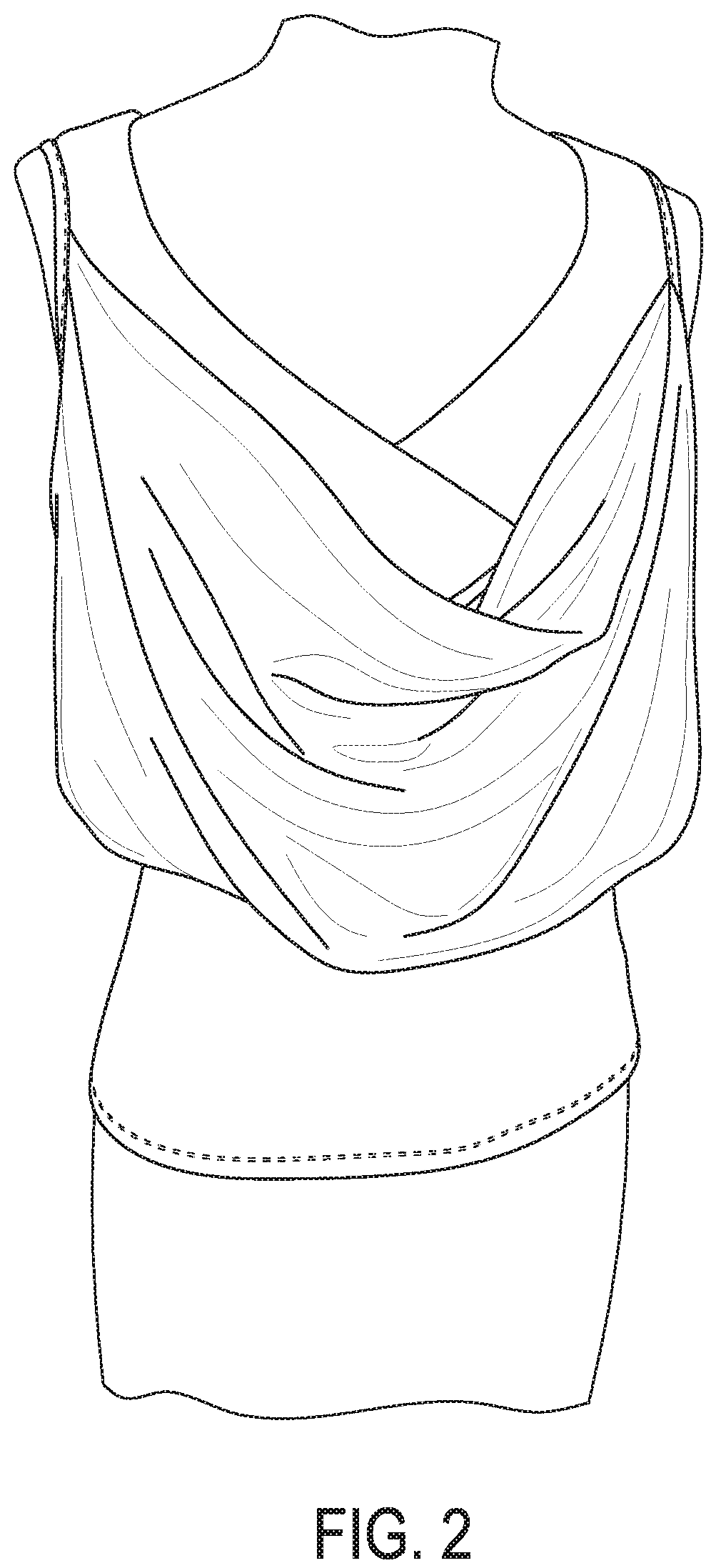 Patent US12564226 Figure 3 – Infant-nursing safety garment