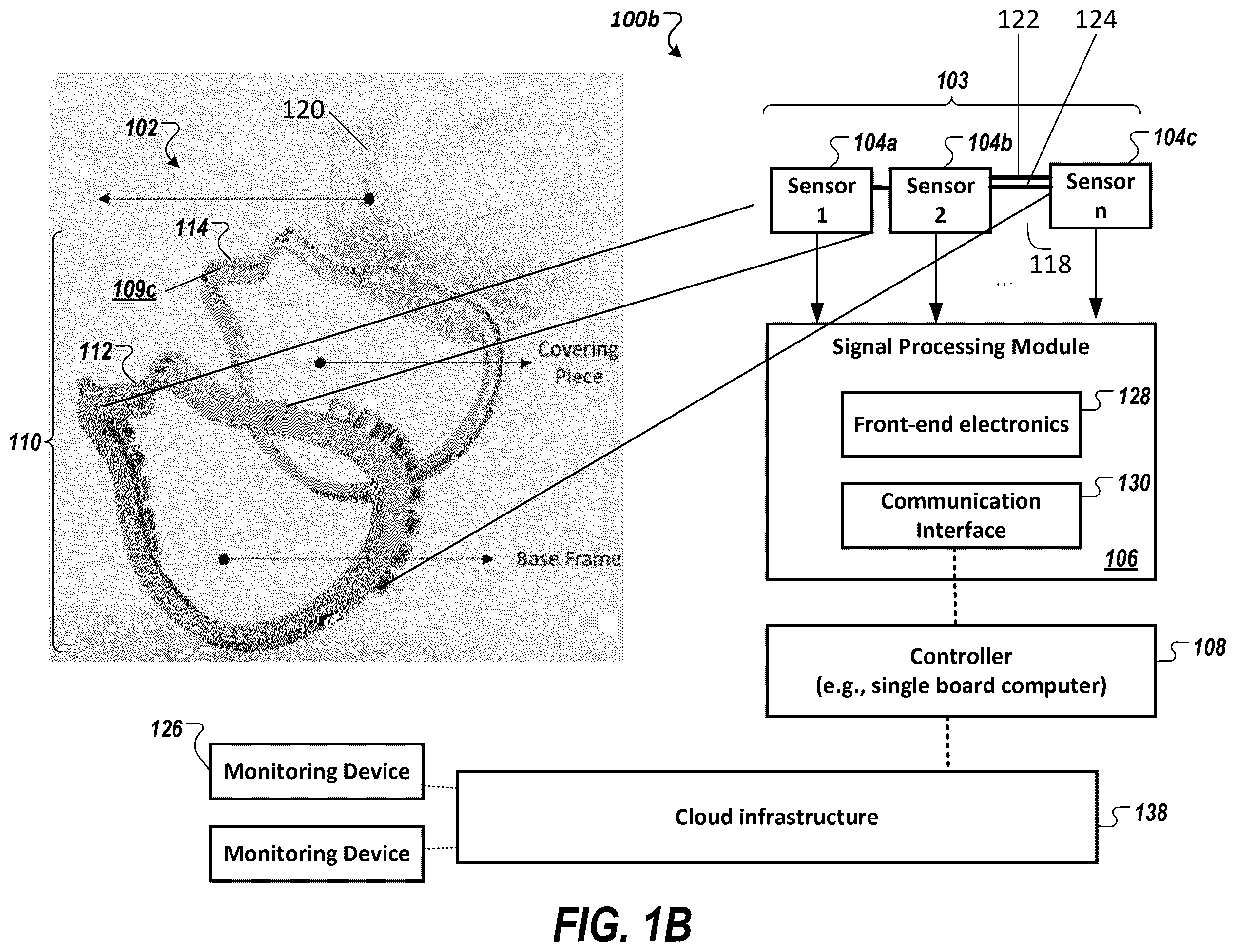 Patent US12564228 Figure 2 – Respiratory protective device with continuous fit monitoring