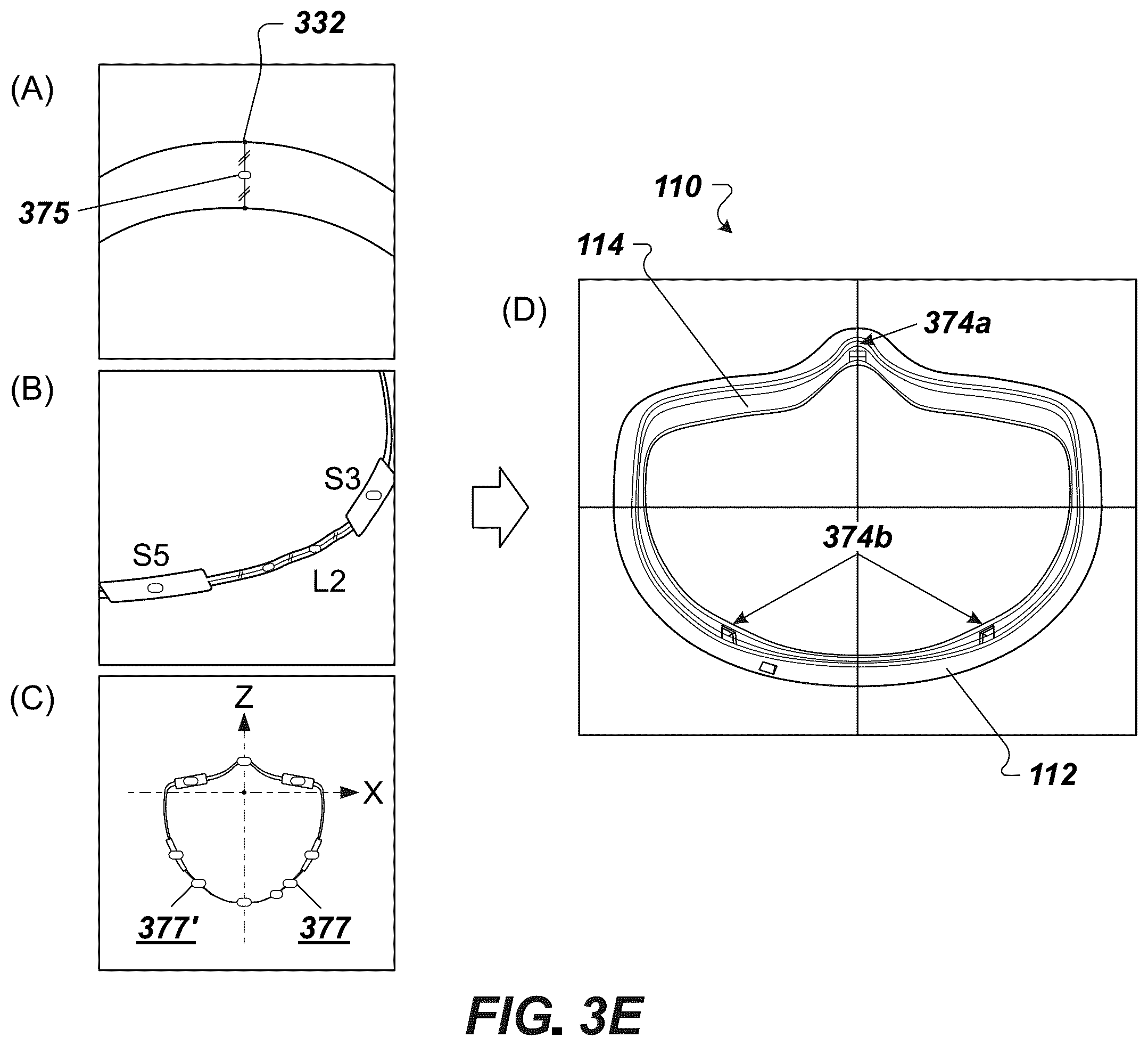 Patent US12564228 Figure 7 – Respiratory protective device with continuous fit monitoring