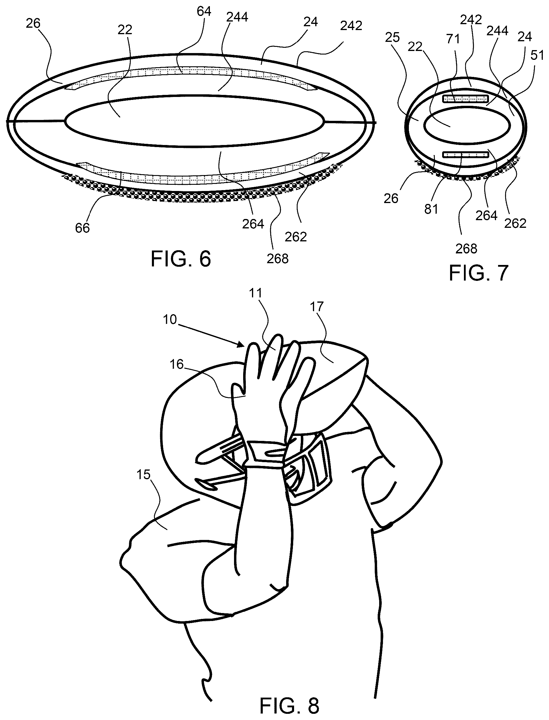 Patent US12564230 Figure 4 – Heated glove system