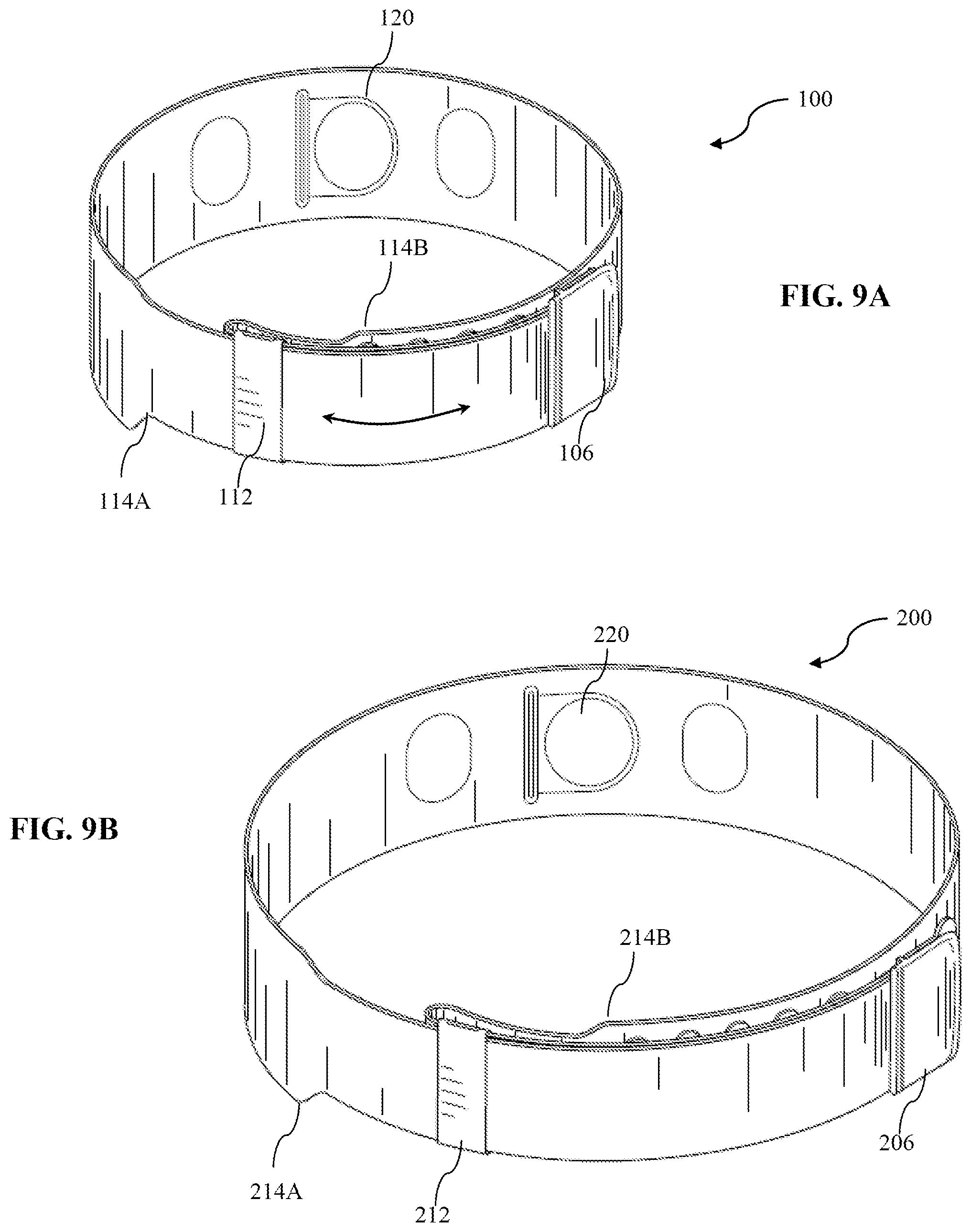 Patent US12564231 Figure 9 – Charger positioning belt