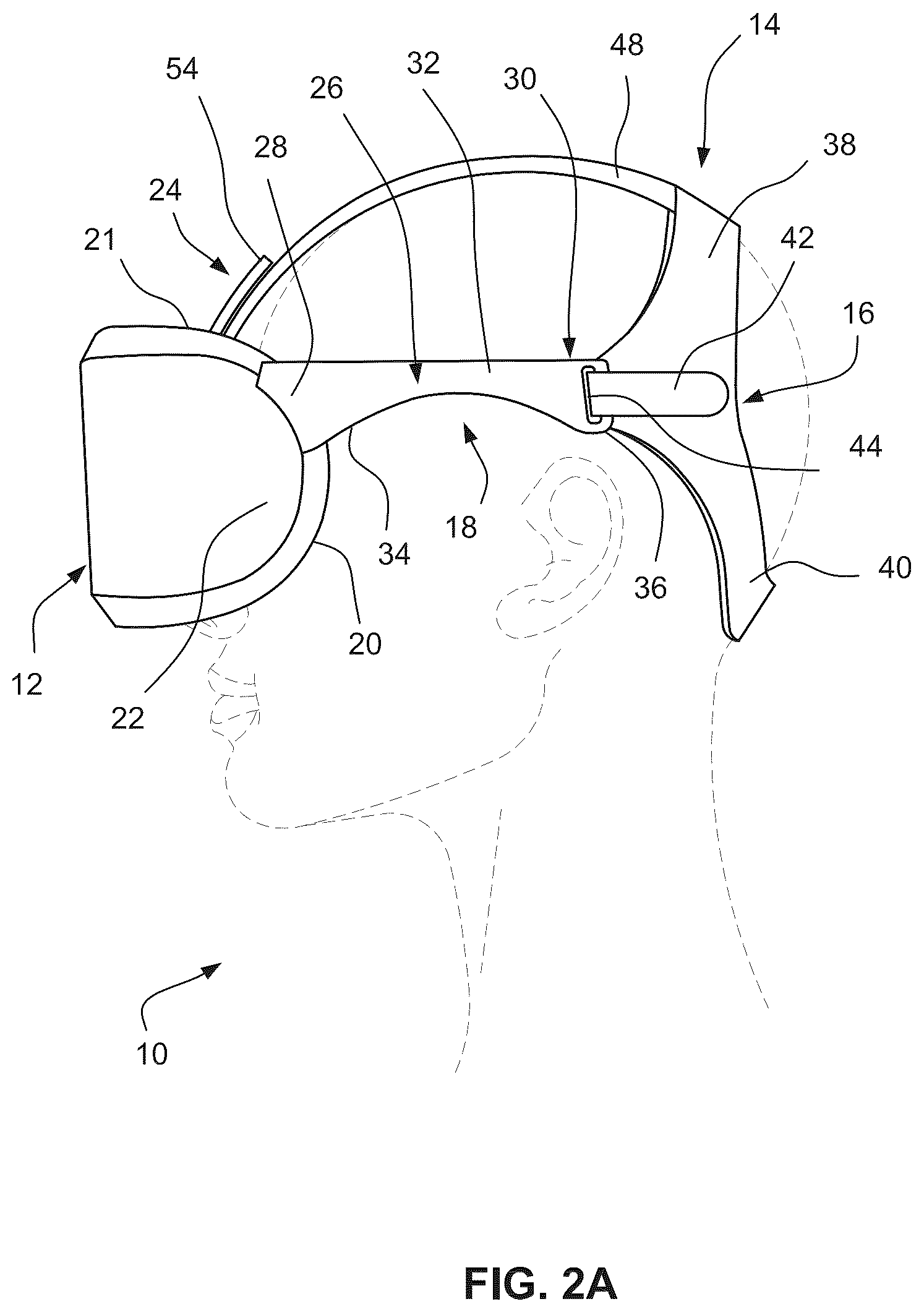 Patent US12564236 Figure 3 – Positioning and stabilising structure and system incorporating same