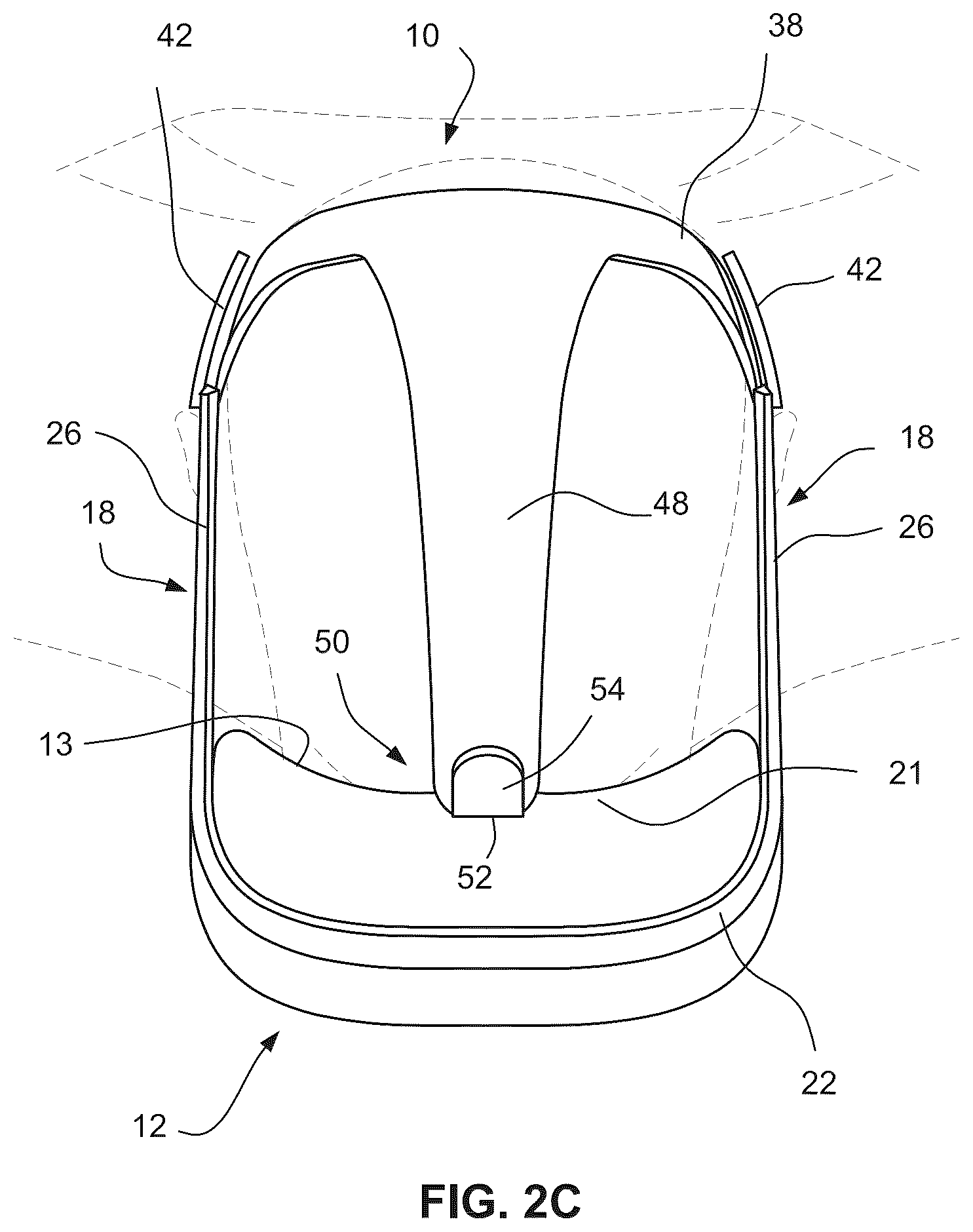 Patent US12564236 Figure 5 – Positioning and stabilising structure and system incorporating same
