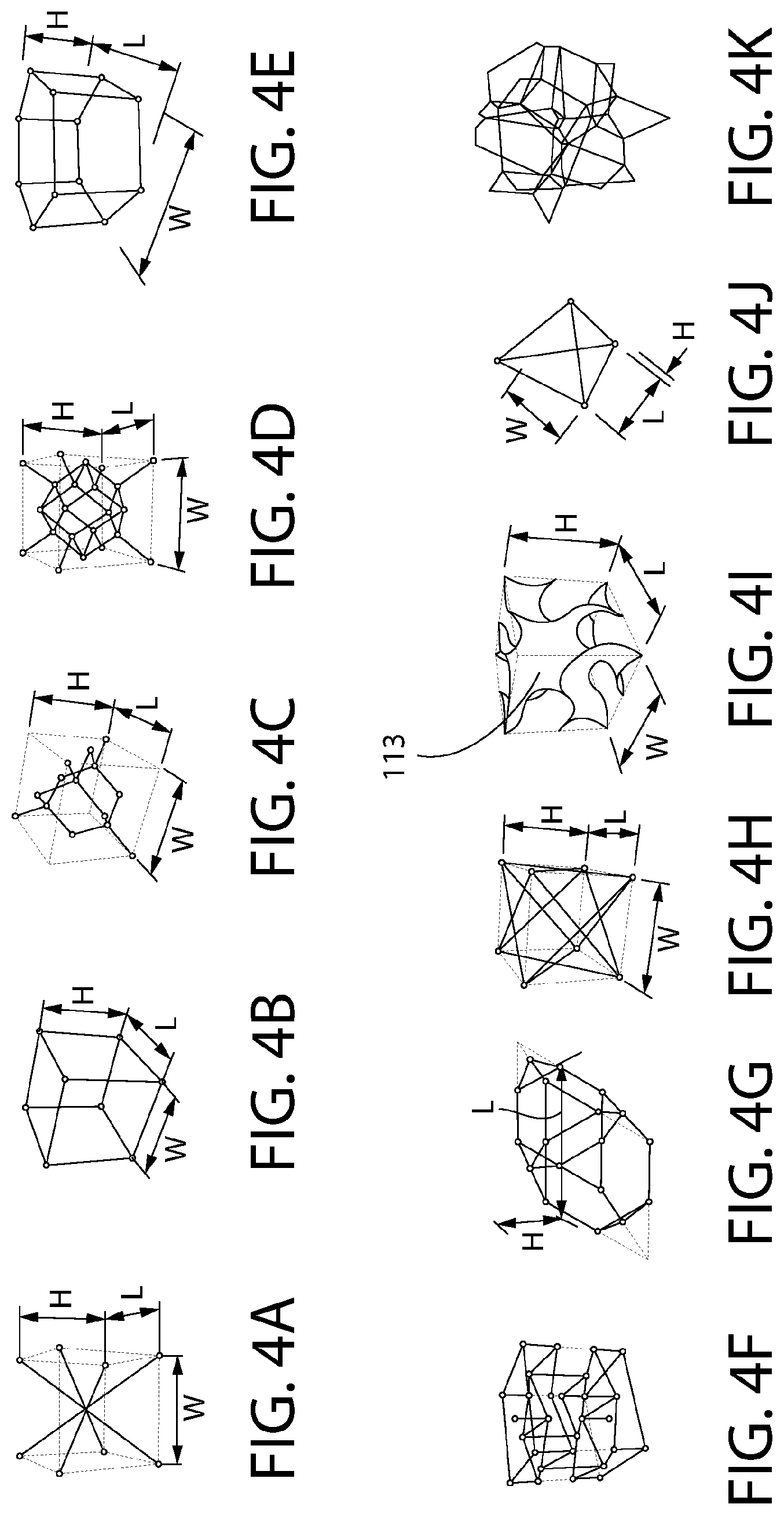 Patent US12564237 Figure 4 – Lattice structure for impact attenuation