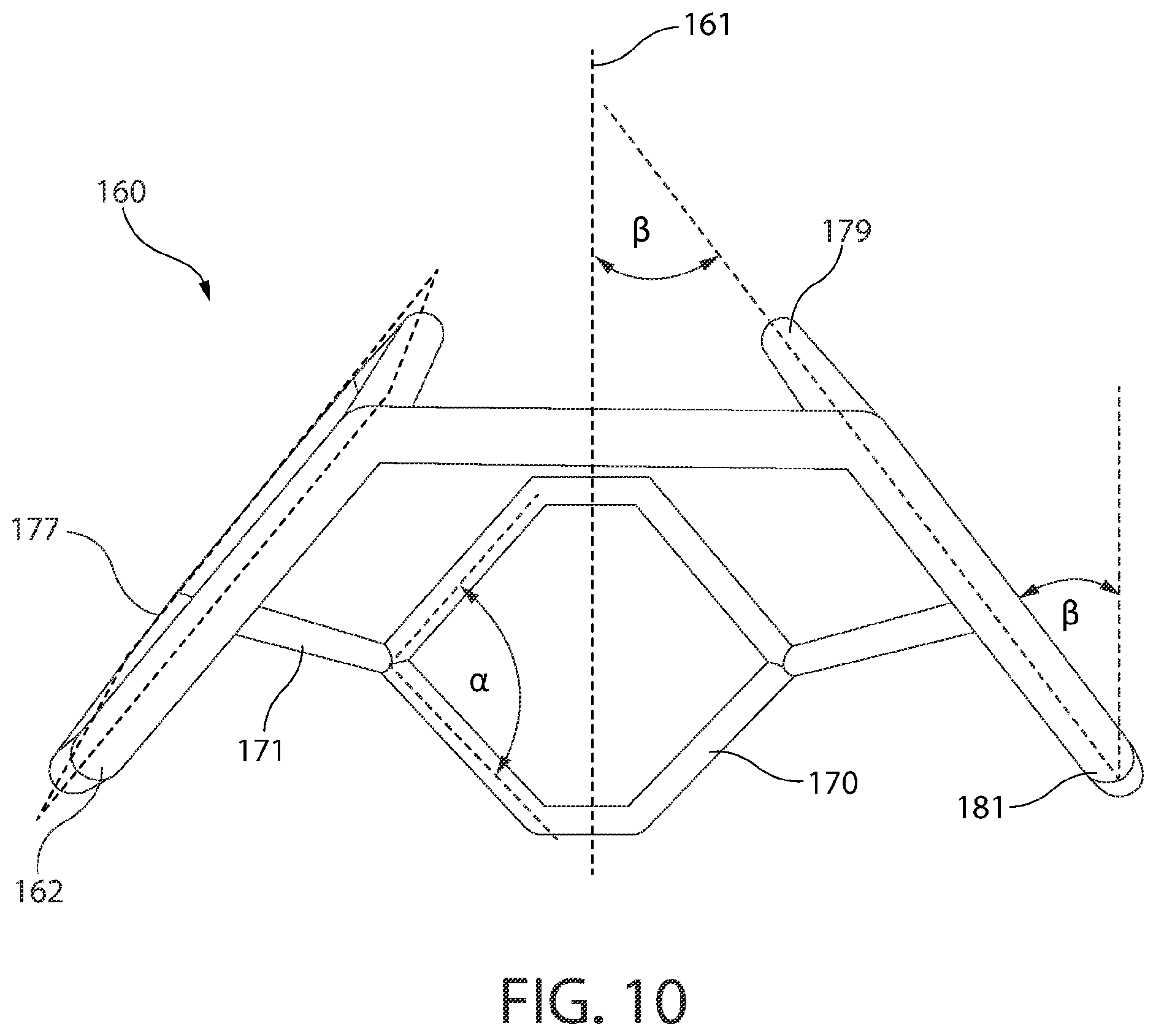 Patent US12564237 Figure 10 – Lattice structure for impact attenuation