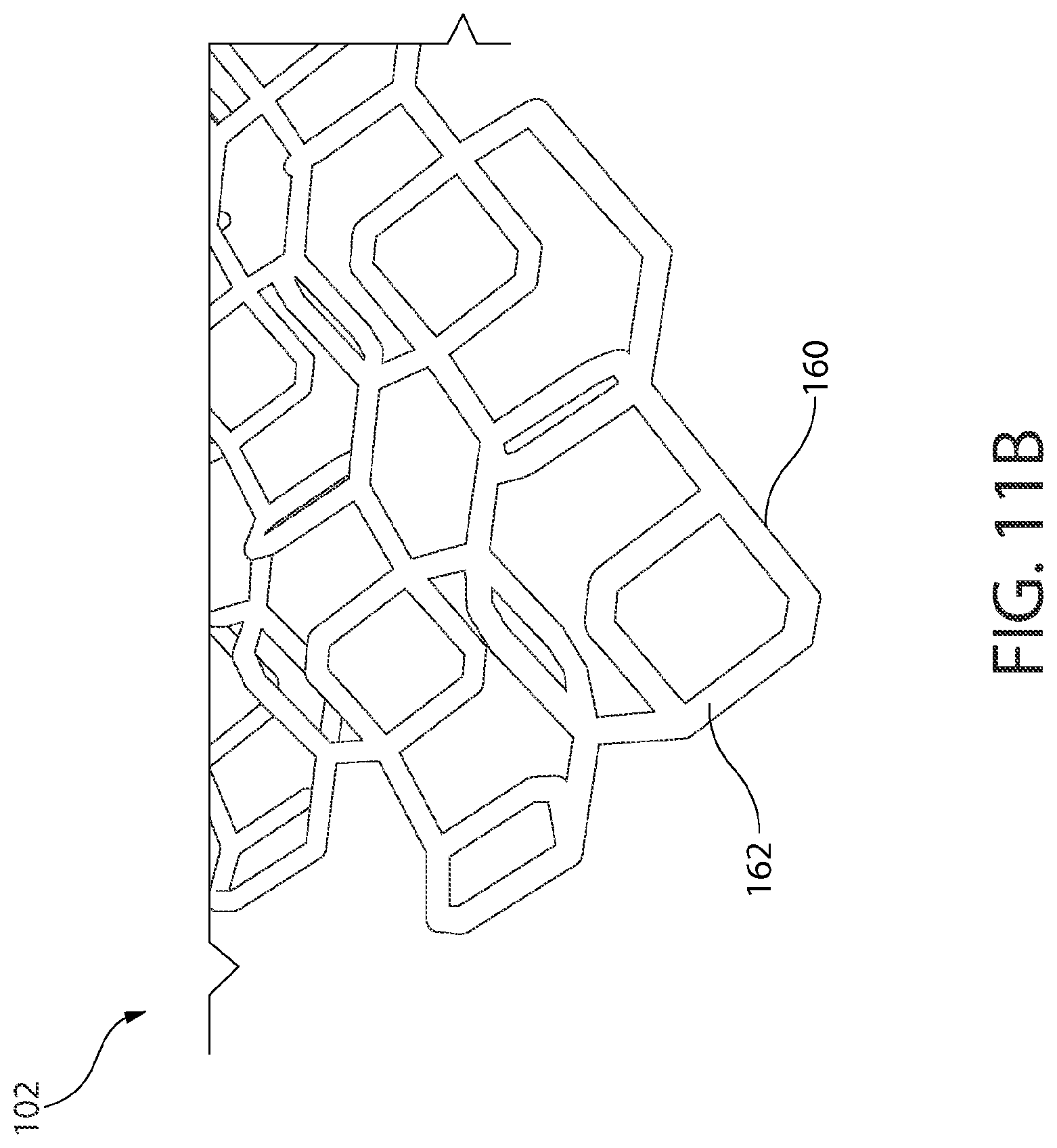 Patent US12564237 Figure 12 – Lattice structure for impact attenuation