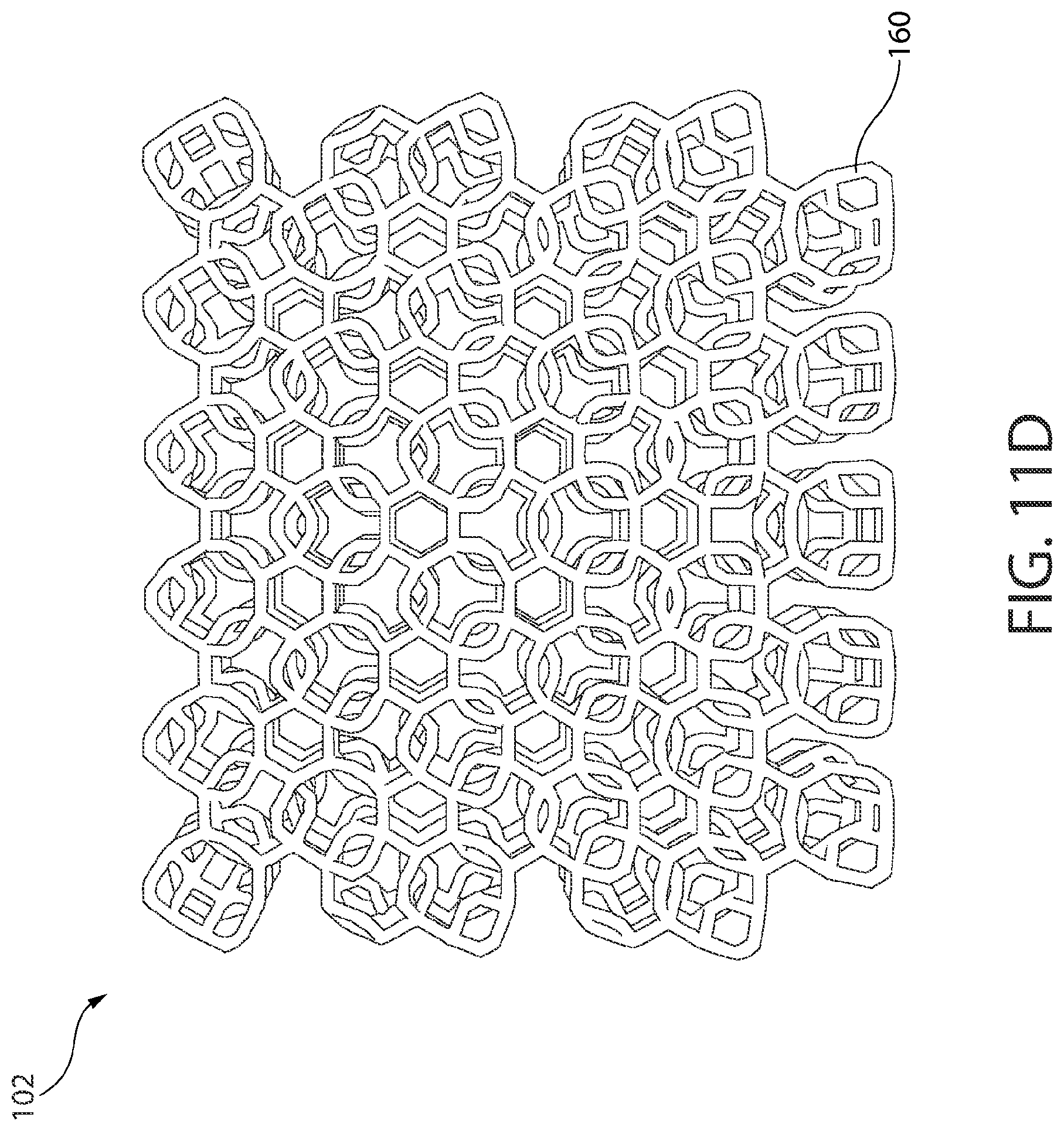 Patent US12564237 Figure 14 – Lattice structure for impact attenuation