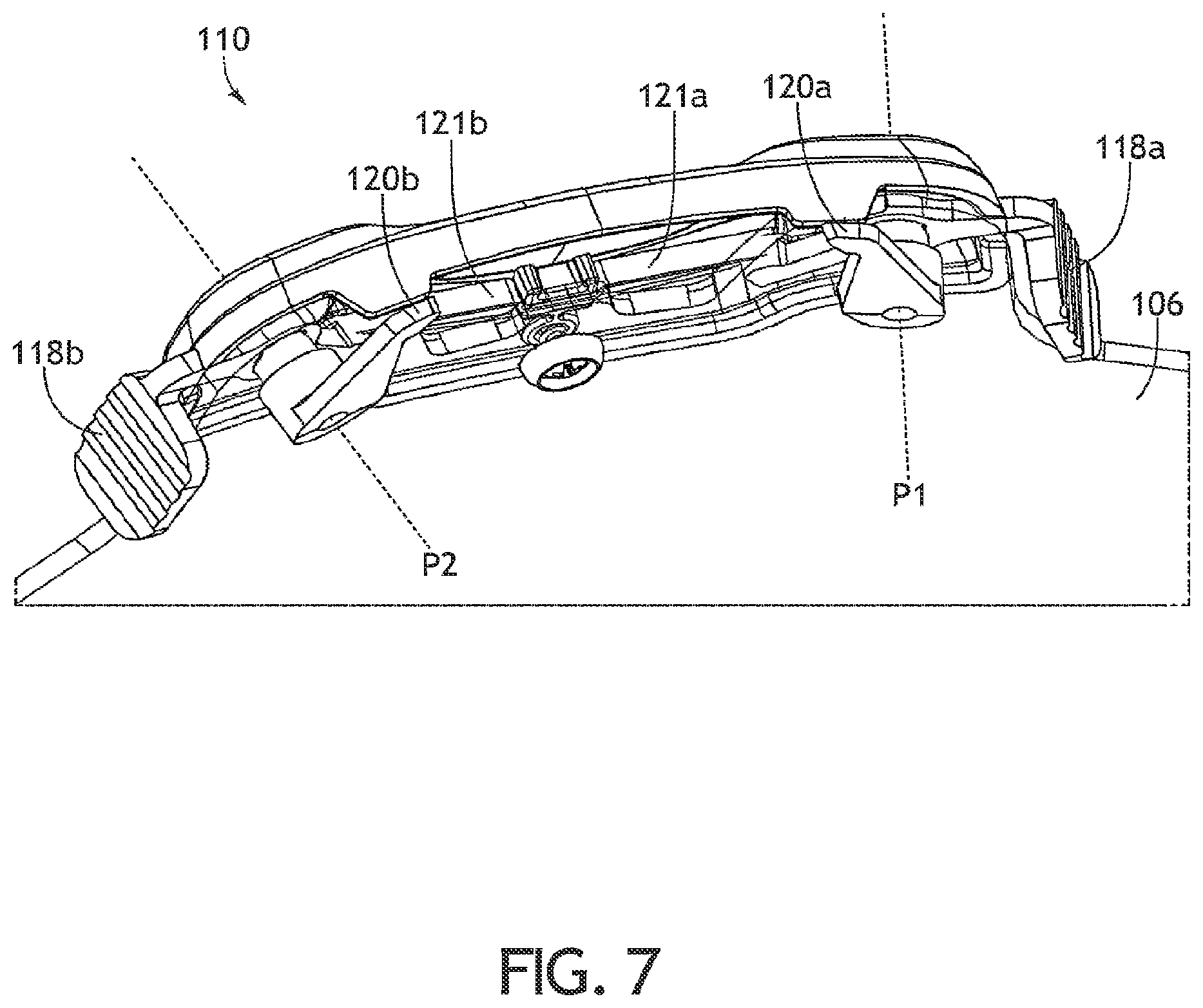 Patent US12564238 Figure 7 – Helmet mounted visor assembly
