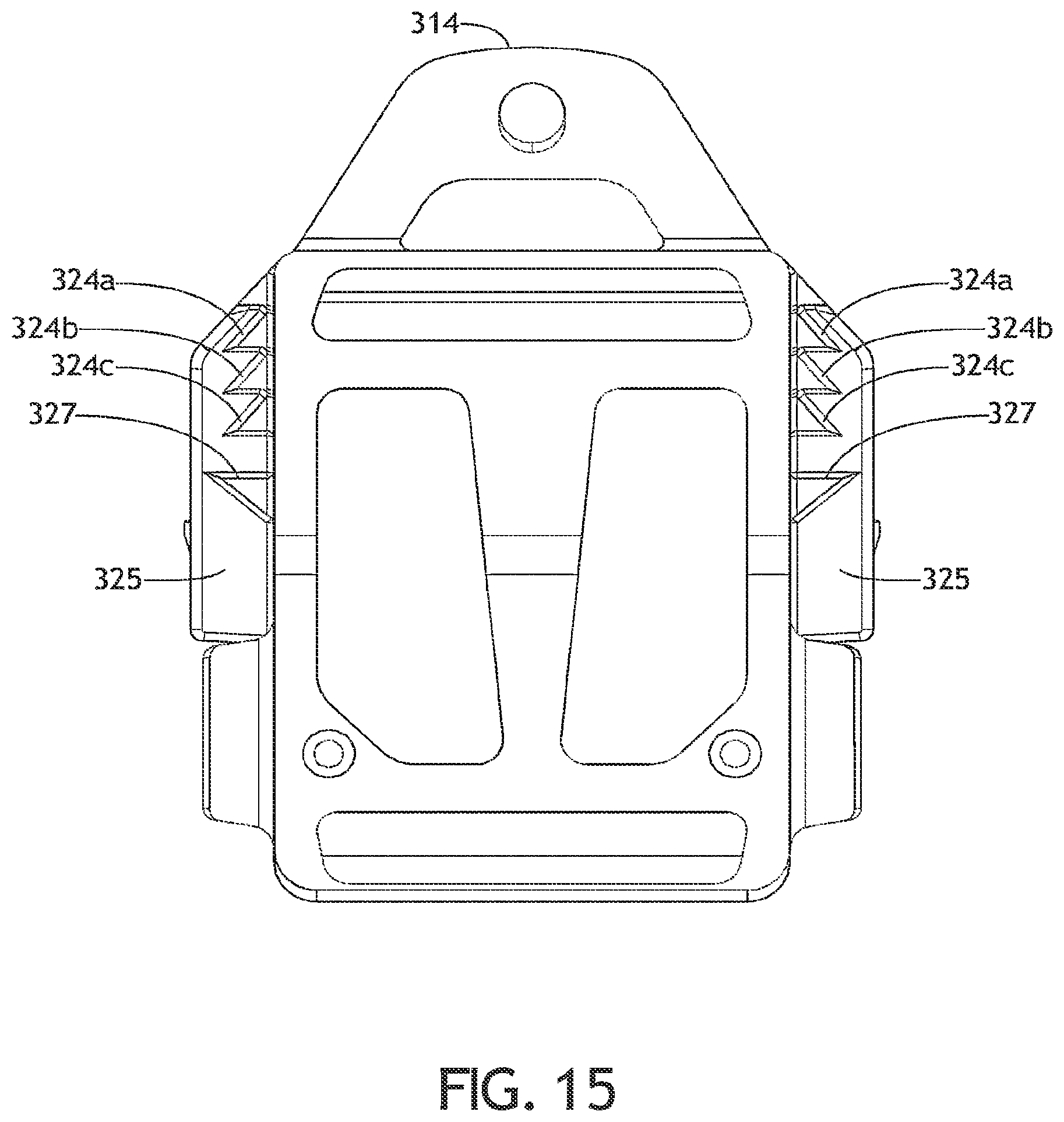 Patent US12564238 Figure 15 – Helmet mounted visor assembly