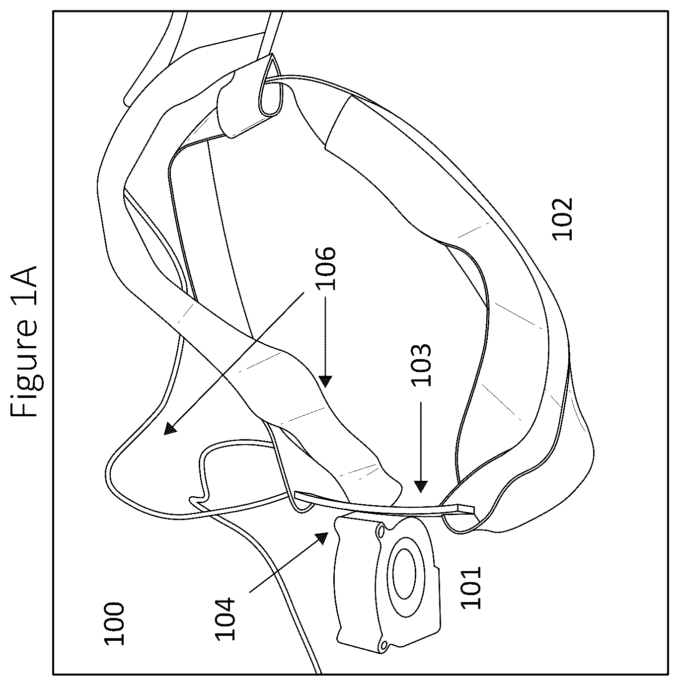 Patent US12564239 — Wearable air flow safety system — Figure 1