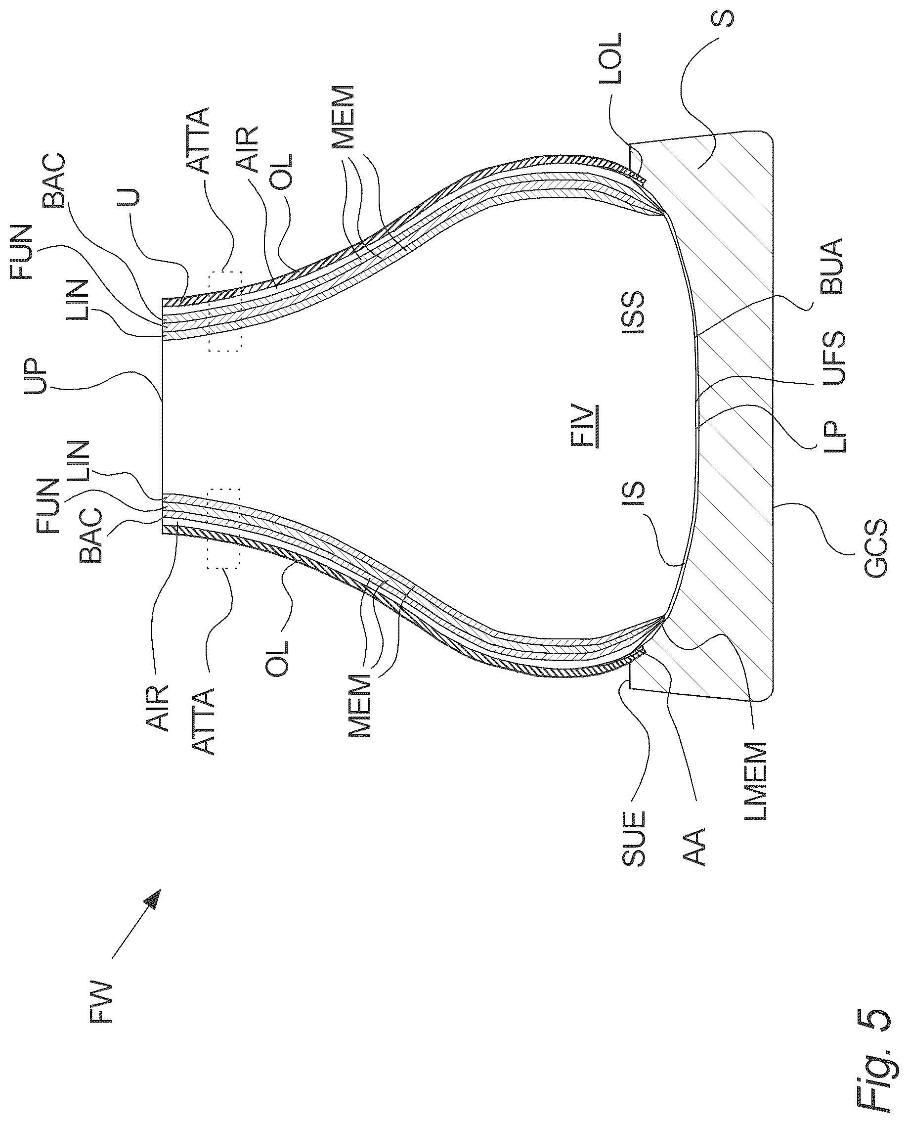 Patent US12564241 Figure 6 – Breathable and waterproof footwear