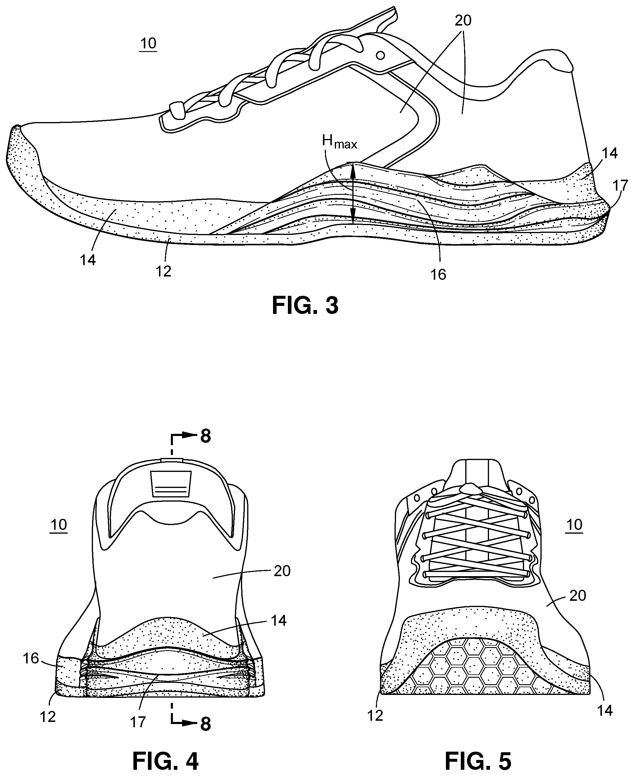 Patent US12564242 Figure 2 – Training shoe