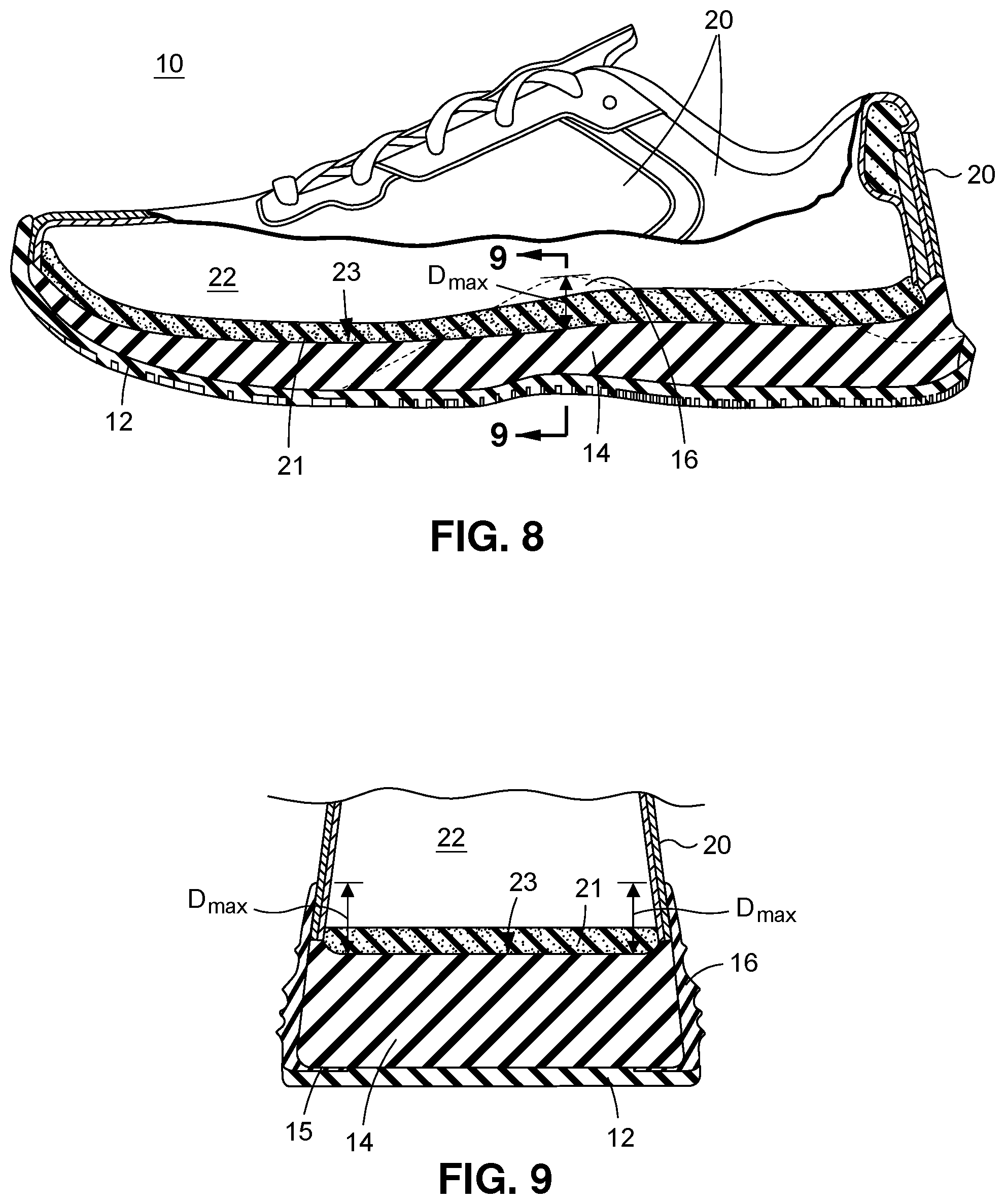 Patent US12564242 Figure 4 – Training shoe