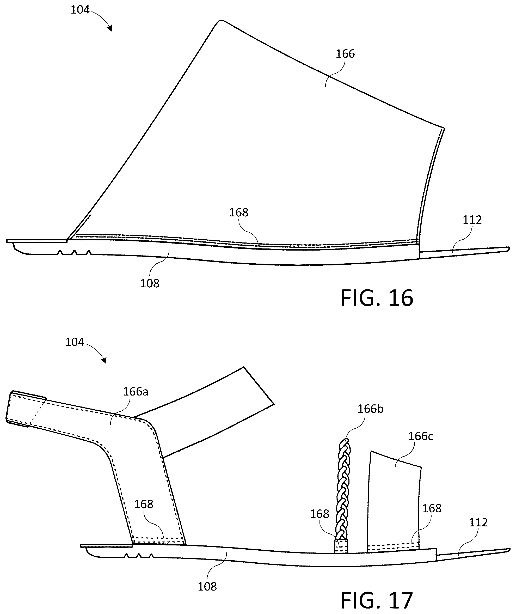 Patent US12564245 Figure 12 – Shoe with interchangeable upper