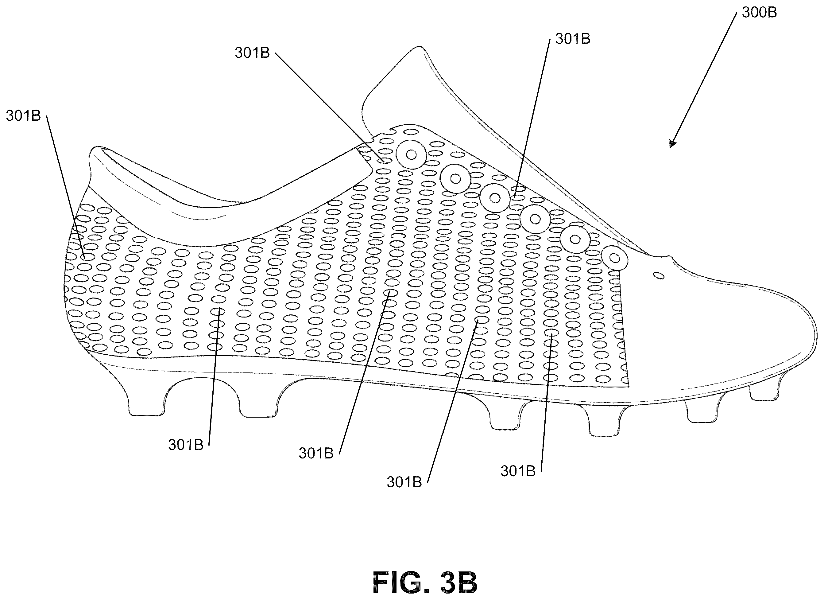 Patent US12564248 Figure 11 – Sole structures and articles of footwear having separate outsole and midsole components