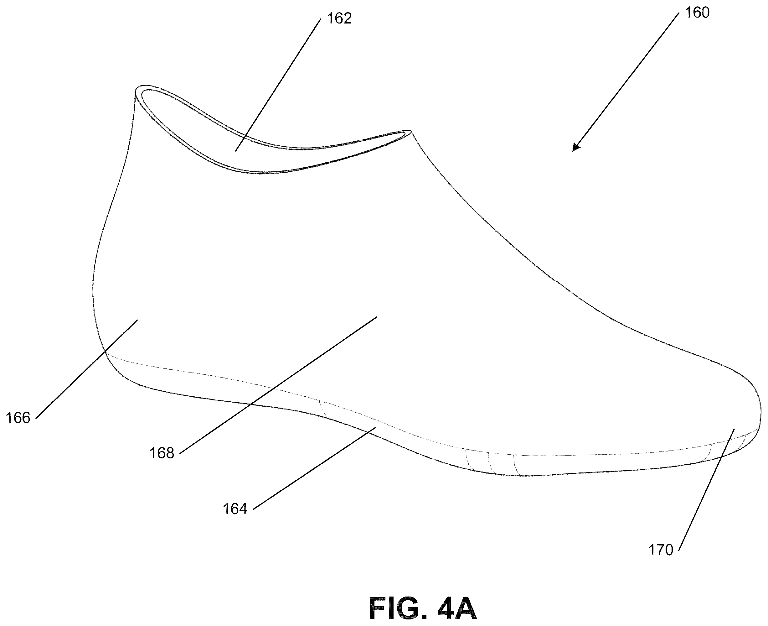 Patent US12564248 Figure 13 – Sole structures and articles of footwear having separate outsole and midsole components