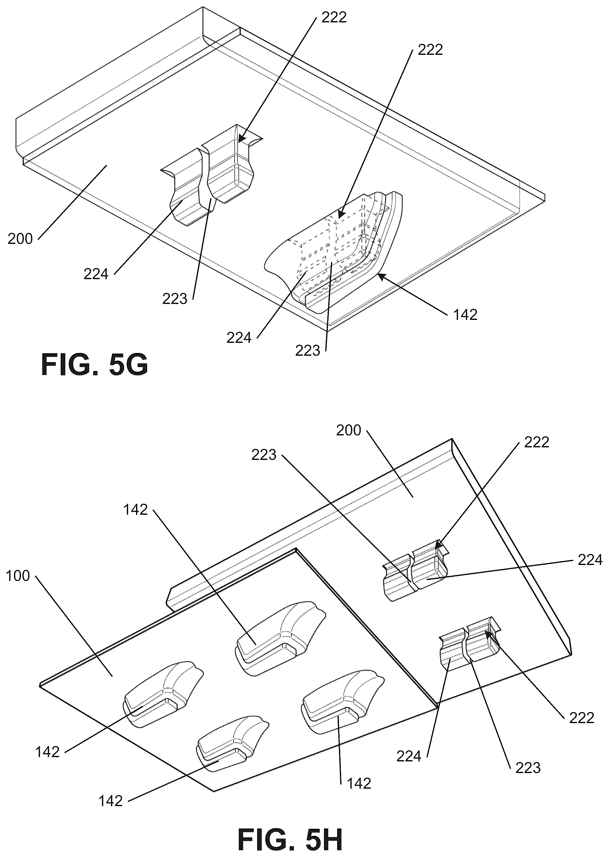 Patent US12564248 Figure 20 – Sole structures and articles of footwear having separate outsole and midsole components