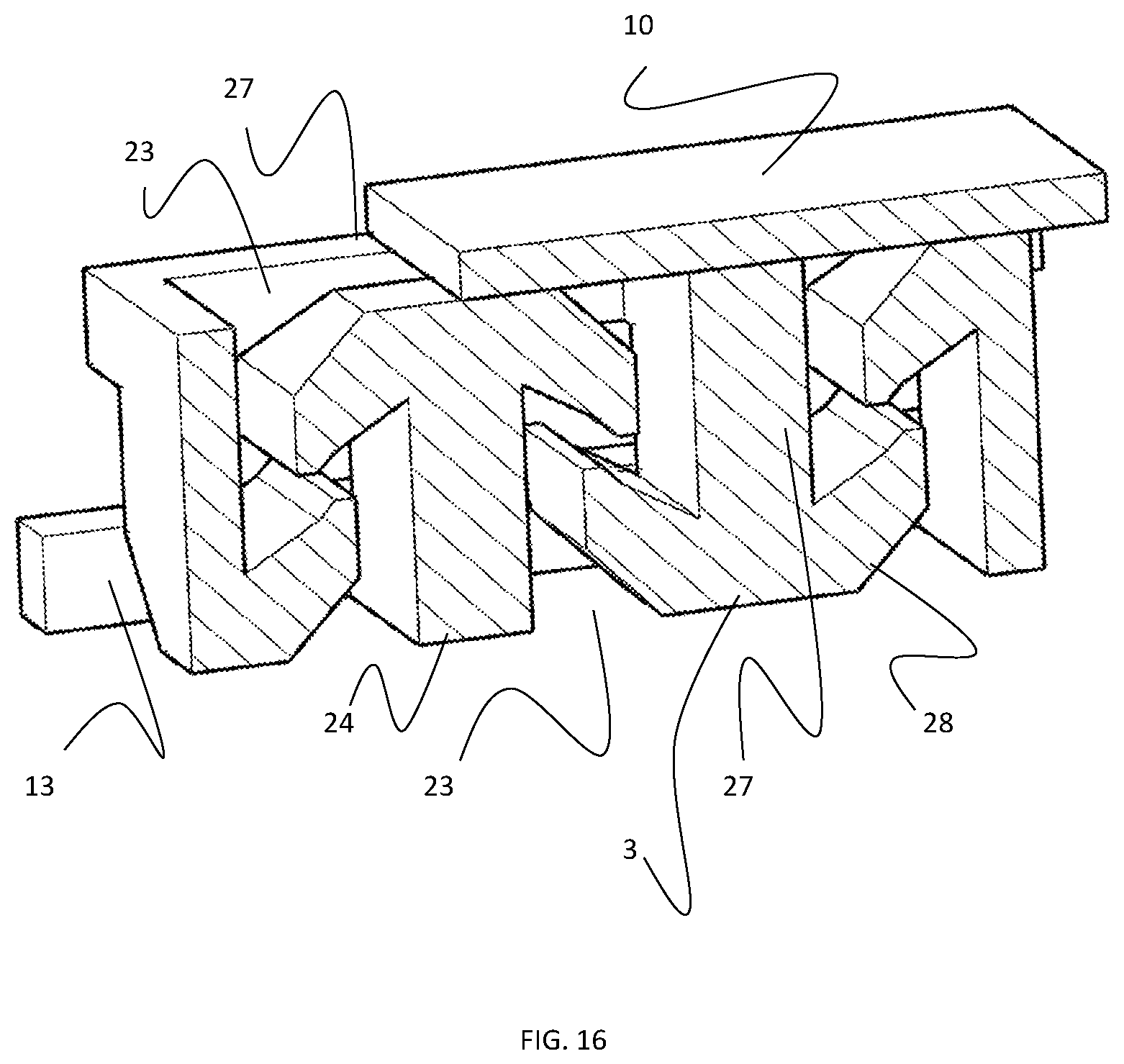 Patent US12564249 Figure 11 – Composite fastener