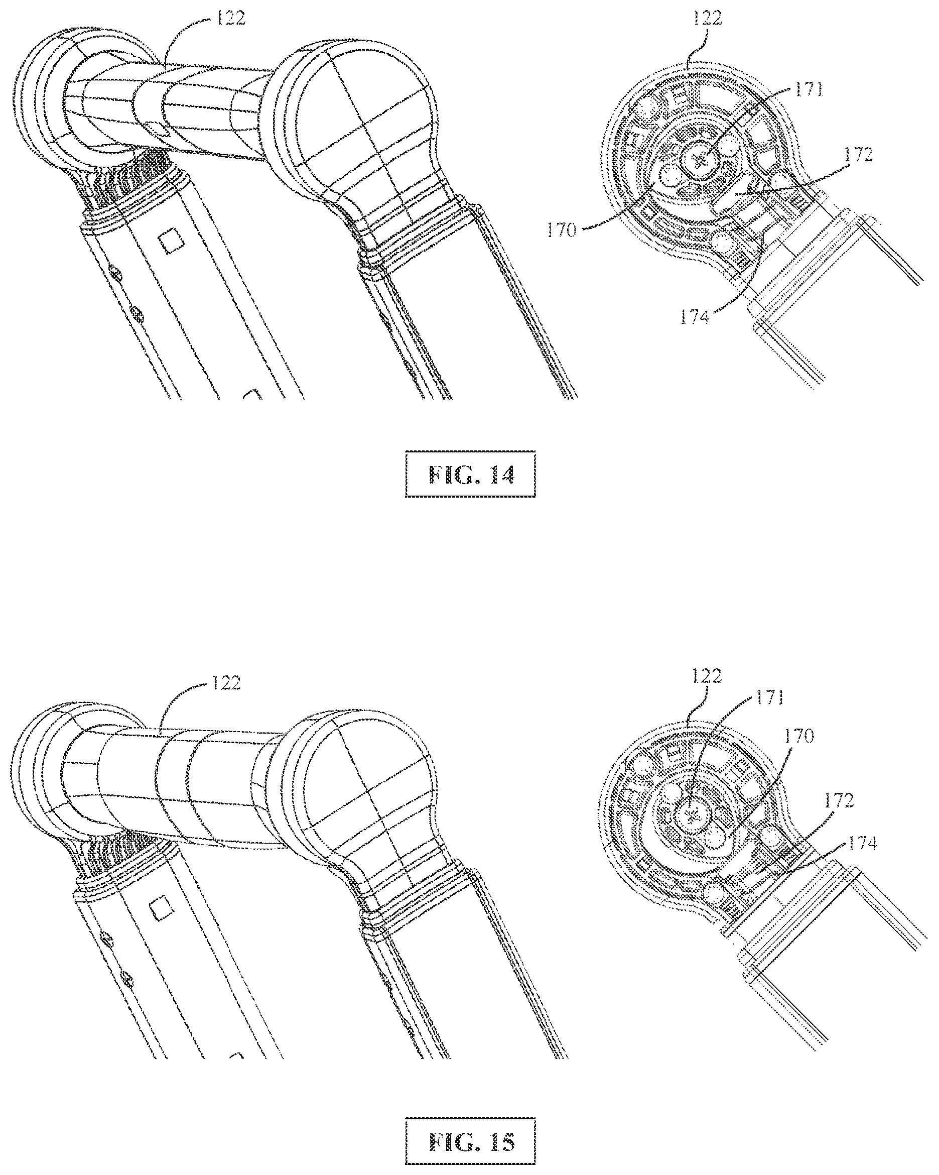 Patent US12564250 Figure 10 – Split handle, narrow rolling bag