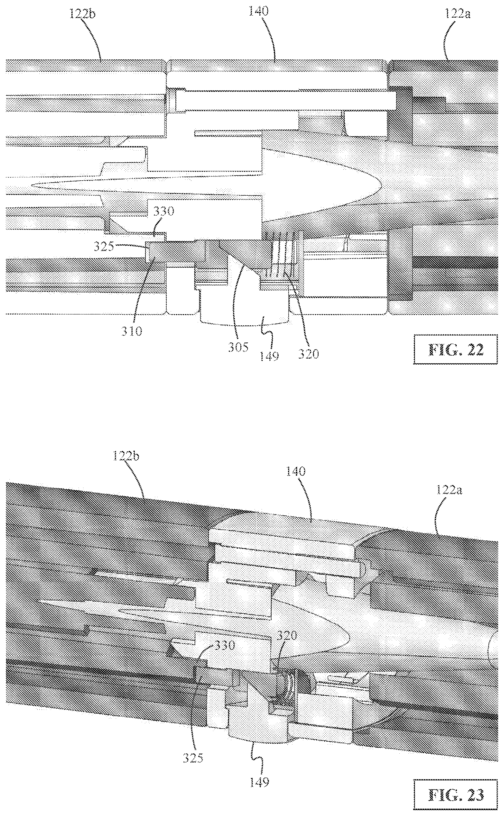 Patent US12564250 Figure 15 – Split handle, narrow rolling bag
