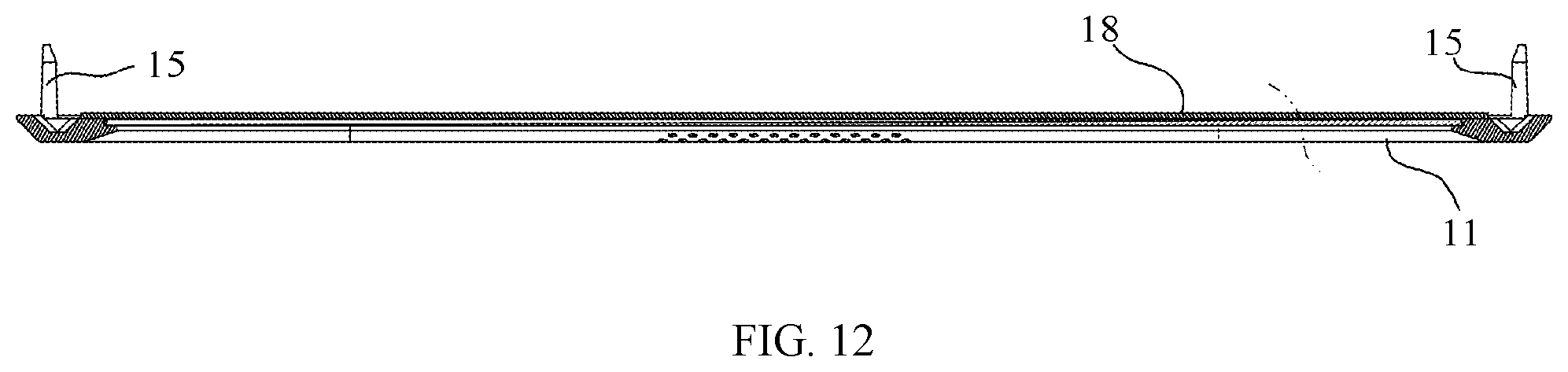 Patent US12564251 Figure 12 – One-piece structure of shell and film