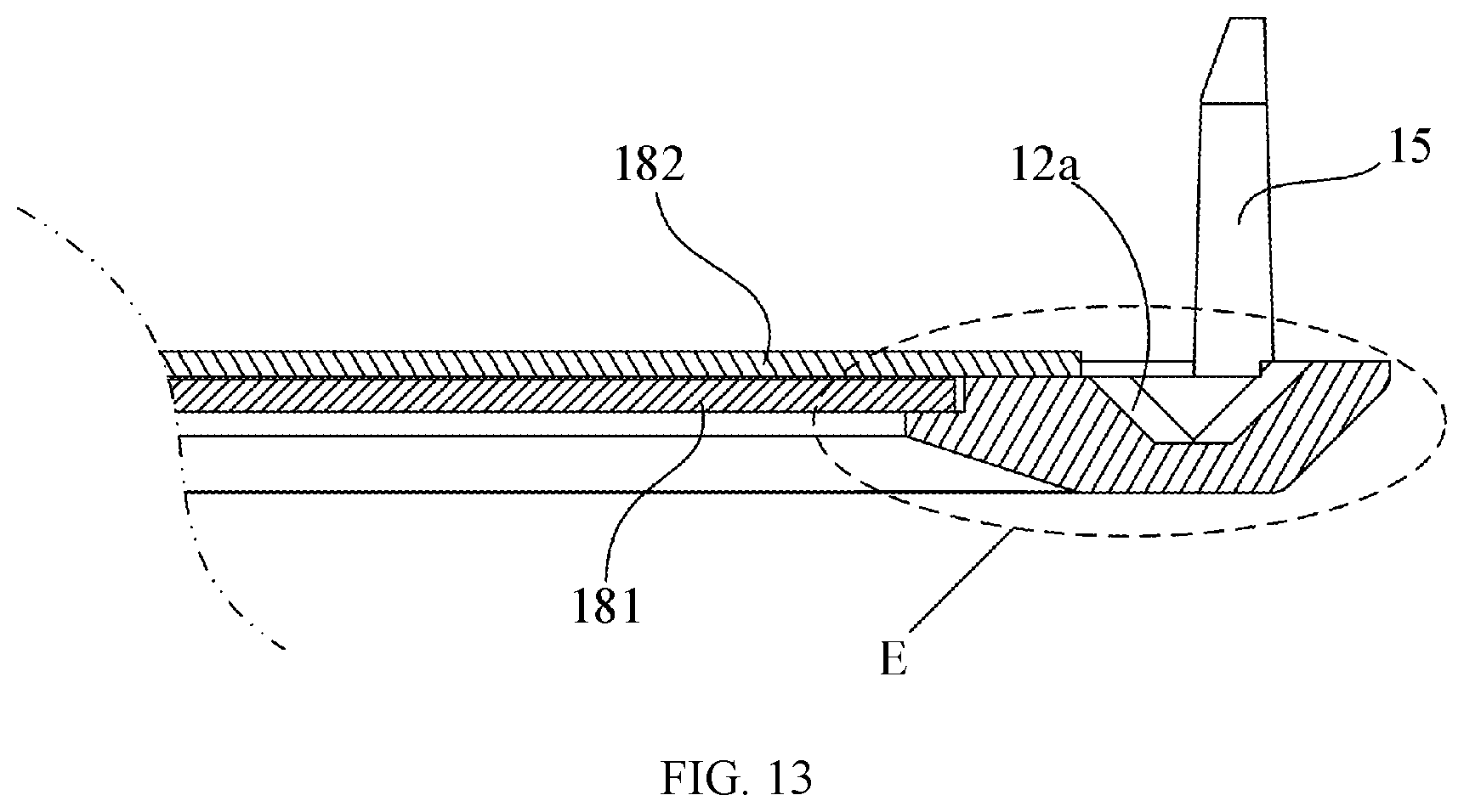 Patent US12564251 Figure 13 – One-piece structure of shell and film