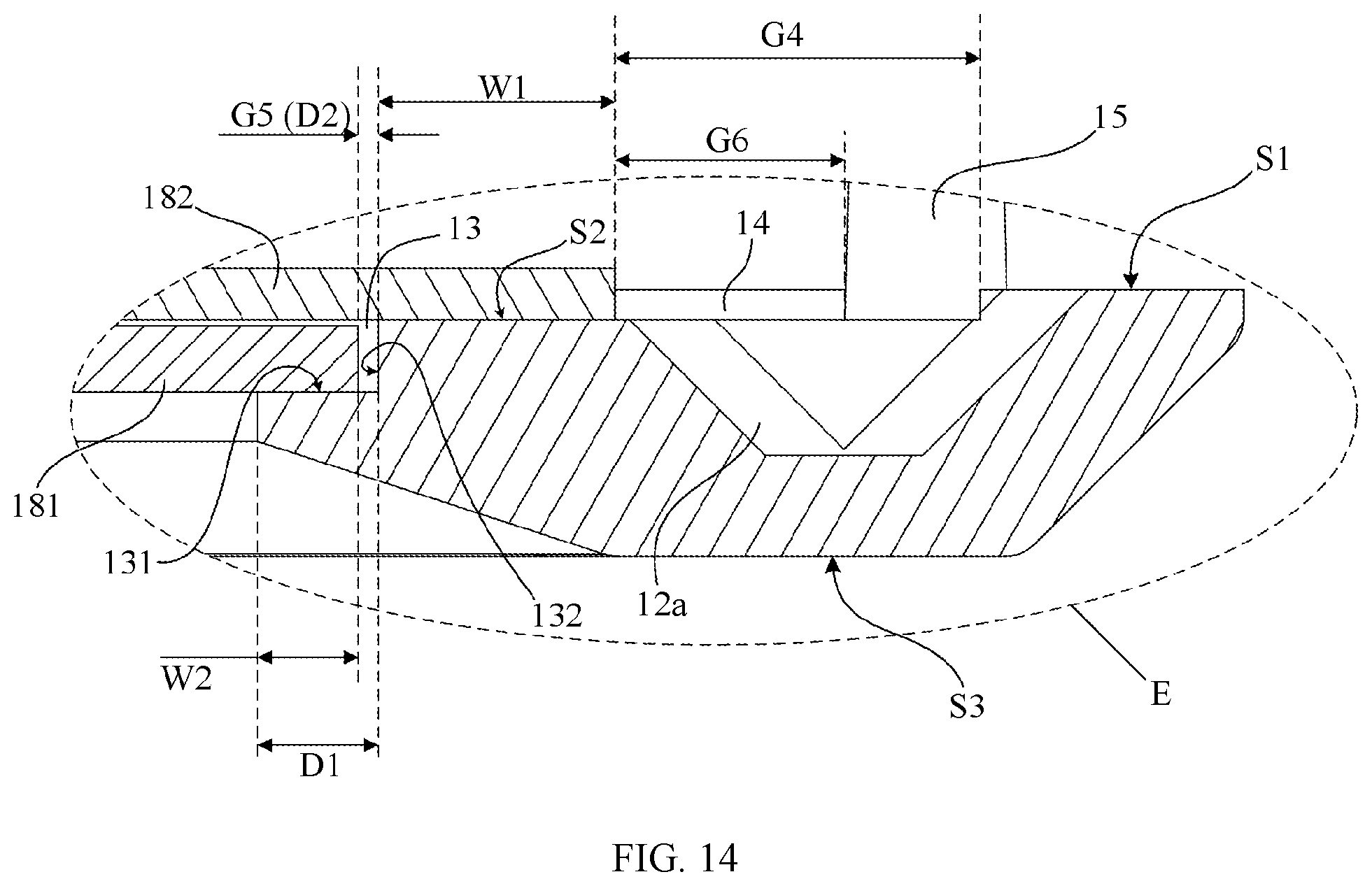Patent US12564251 Figure 14 – One-piece structure of shell and film