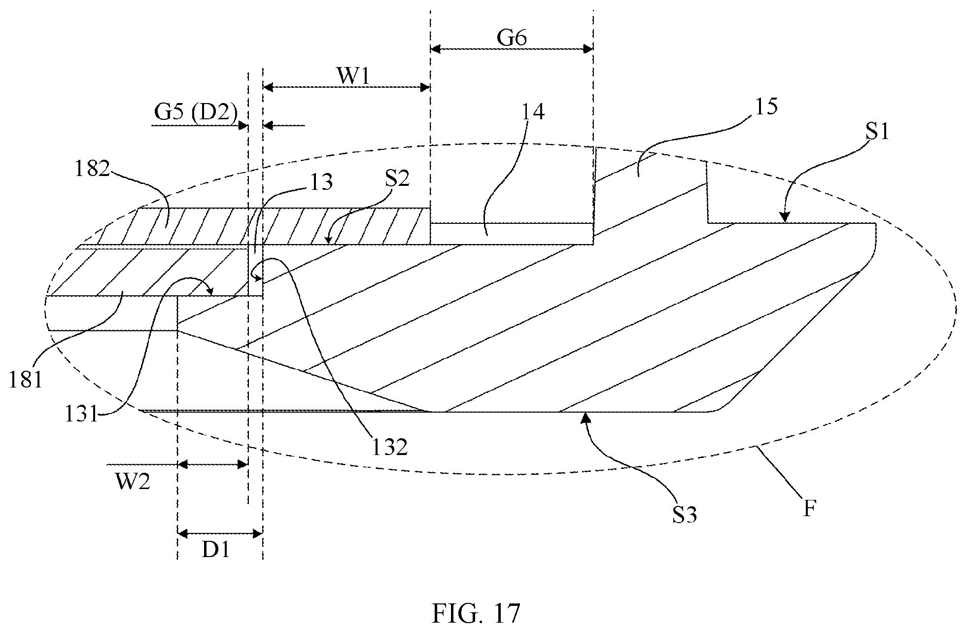 Patent US12564251 Figure 17 – One-piece structure of shell and film