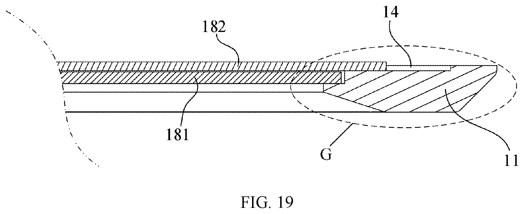 Patent US12564251 Figure 19 – One-piece structure of shell and film