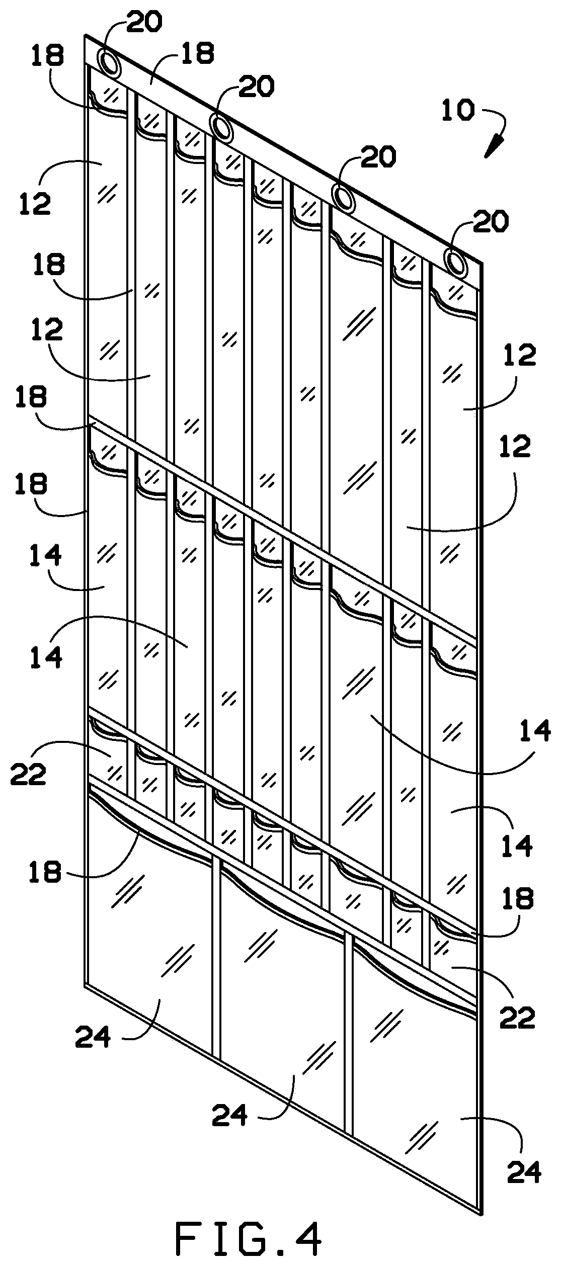 Patent US12564252 Figure 2 – Portable hanging knitting needle and accessory holder