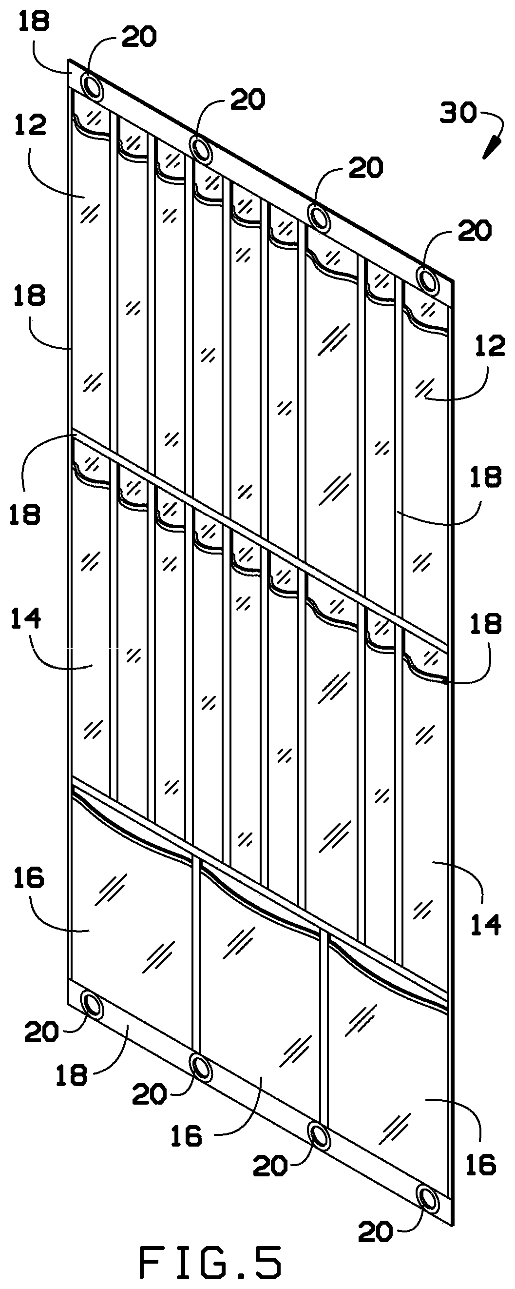 Patent US12564252 Figure 3 – Portable hanging knitting needle and accessory holder