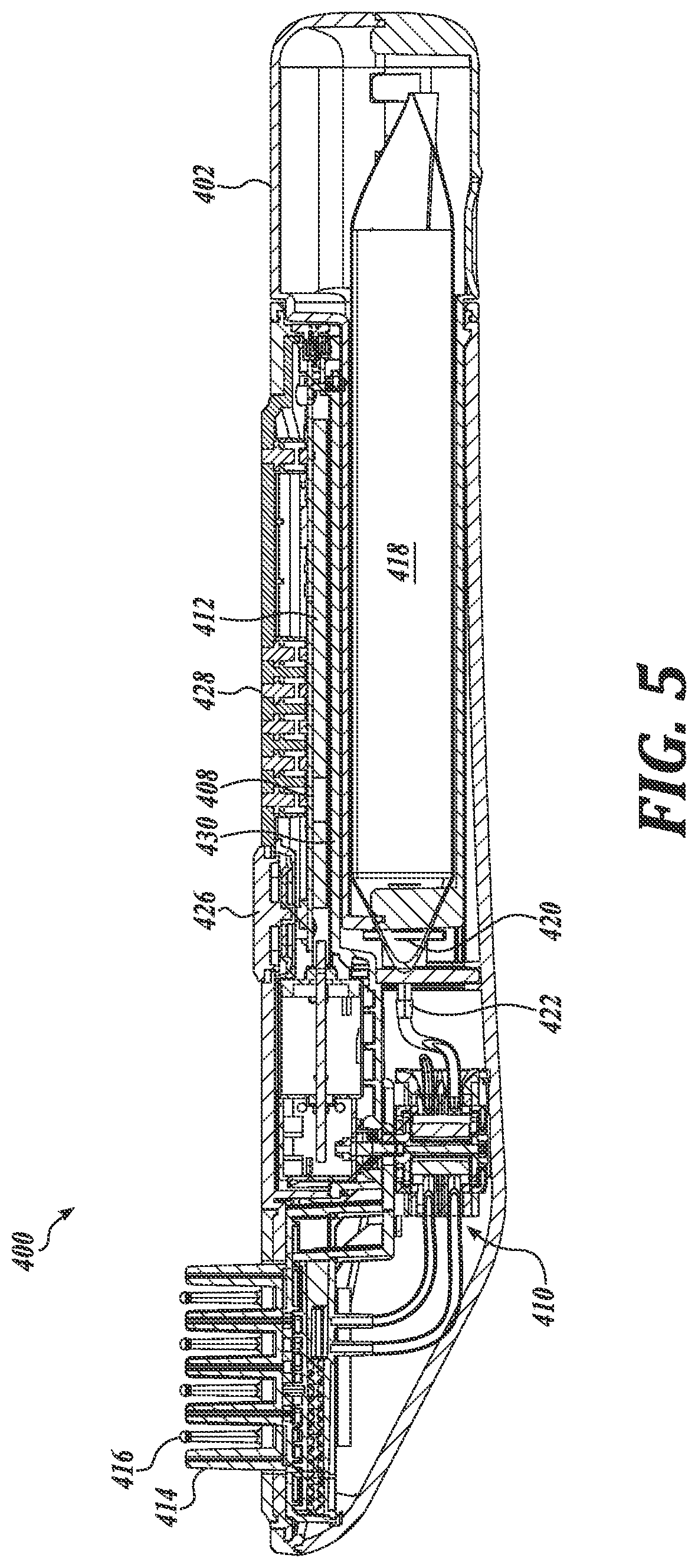 Patent US12564253 Figure 5 – Reusable cartridge systems, devices, and methods