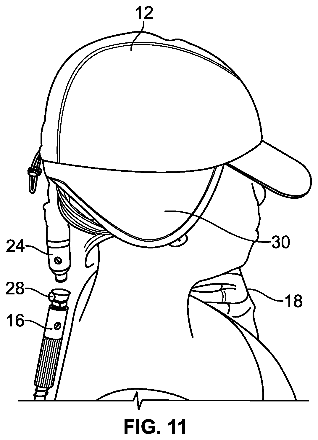 Patent US12564254 Figure 7 – Apparatus for hair cooling and dehumidification