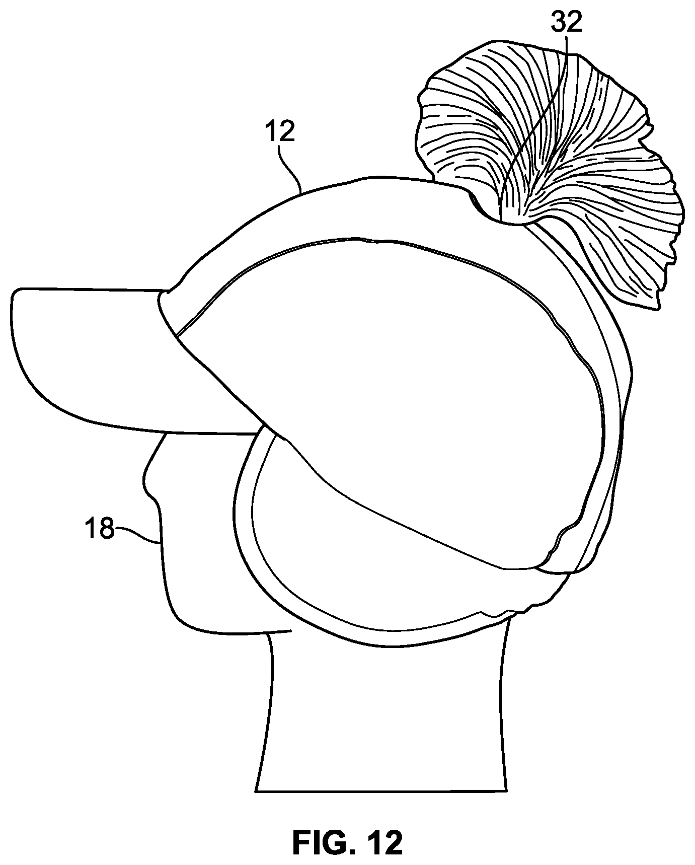 Patent US12564254 Figure 8 – Apparatus for hair cooling and dehumidification
