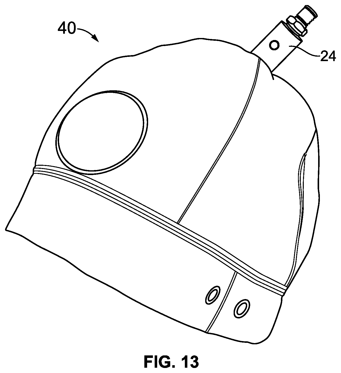 Patent US12564254 Figure 9 – Apparatus for hair cooling and dehumidification
