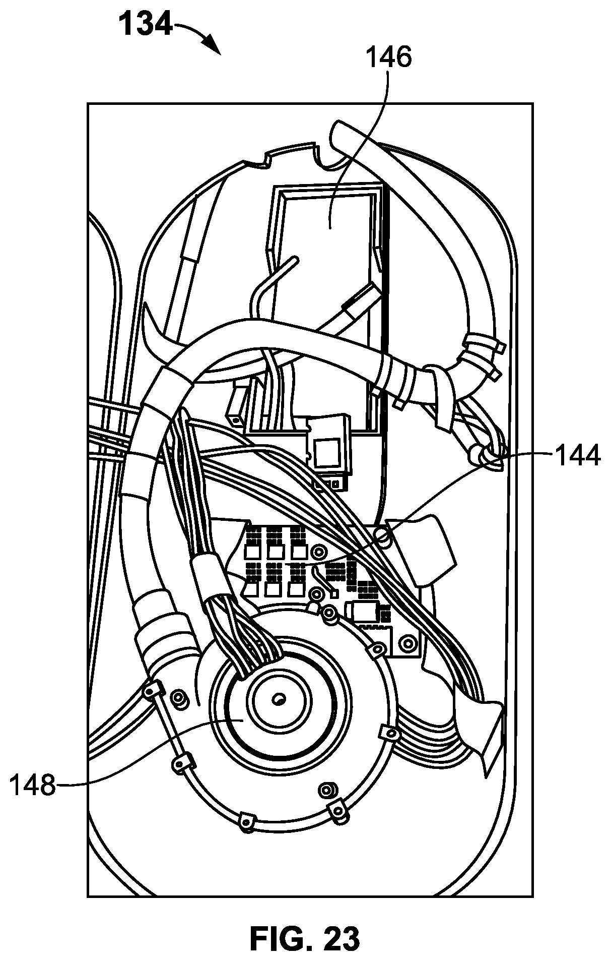 Patent US12564254 Figure 19 – Apparatus for hair cooling and dehumidification
