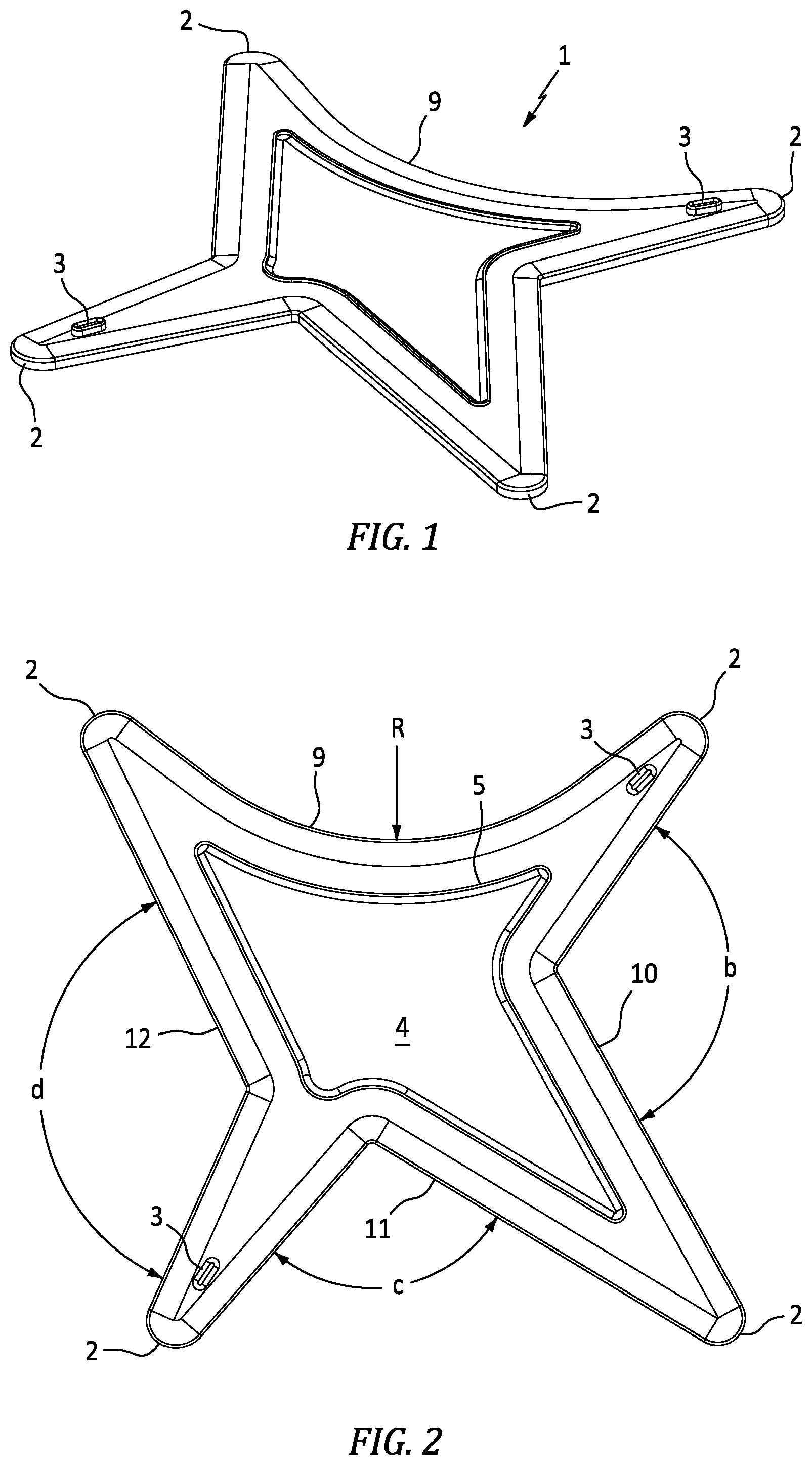 Patent US12564255 Figure 1 – Hair styling template