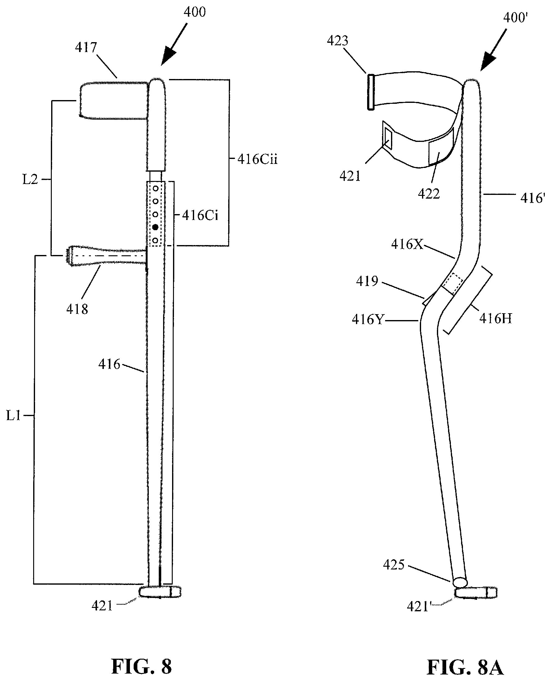 Patent US12564256 Figure 6 – Motorized toenail groomer configured to sit on top of a foot with long shaft and handle permitting ease of use by elderly and/or inflexible users