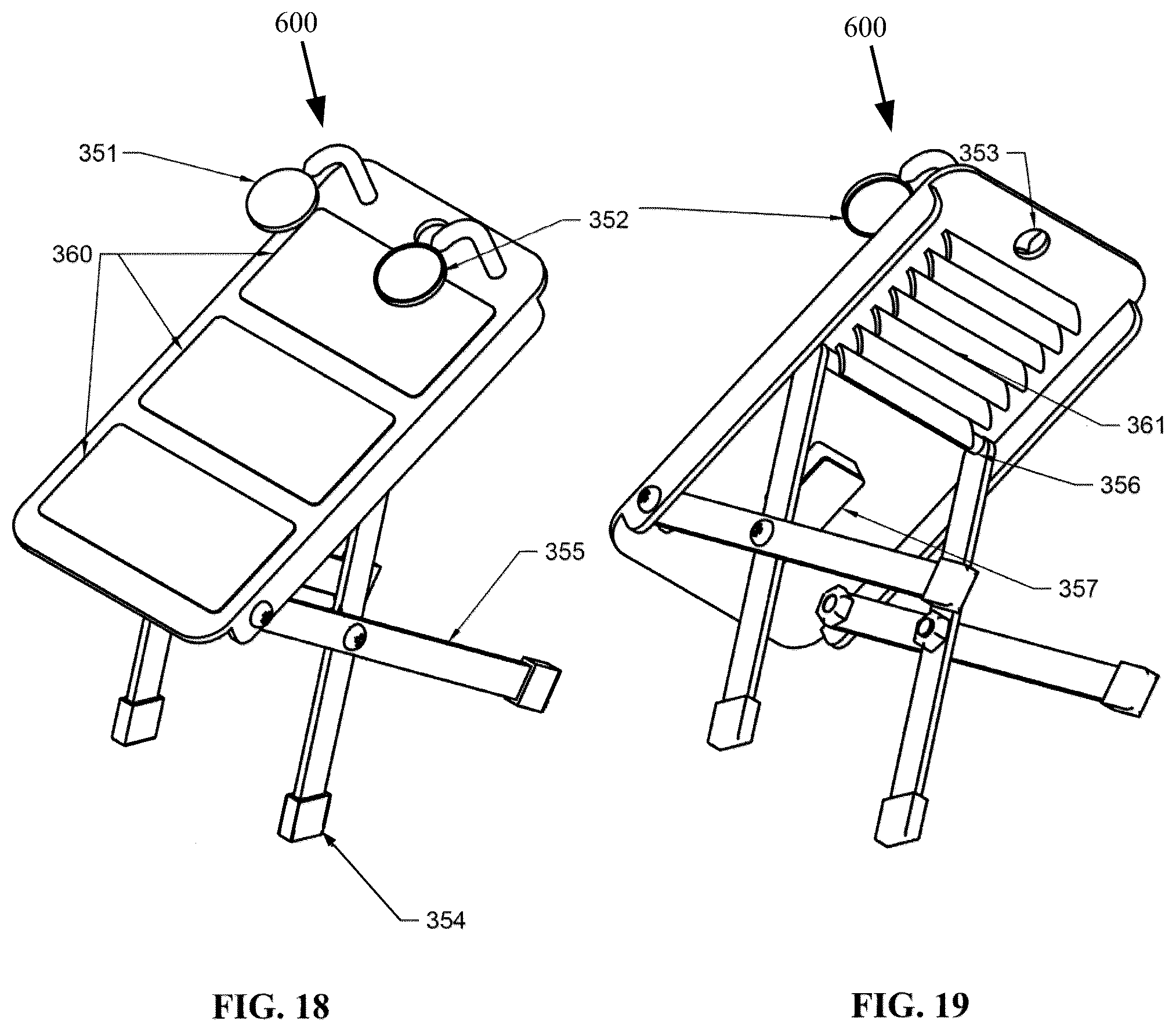 Patent US12564256 Figure 14 – Motorized toenail groomer configured to sit on top of a foot with long shaft and handle permitting ease of use by elderly and/or inflexible users