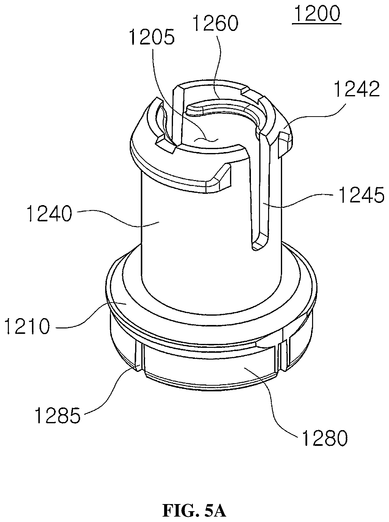 Patent US12564257 Figure 7 – Refill unit for sunscreen and refillable stick container having the same