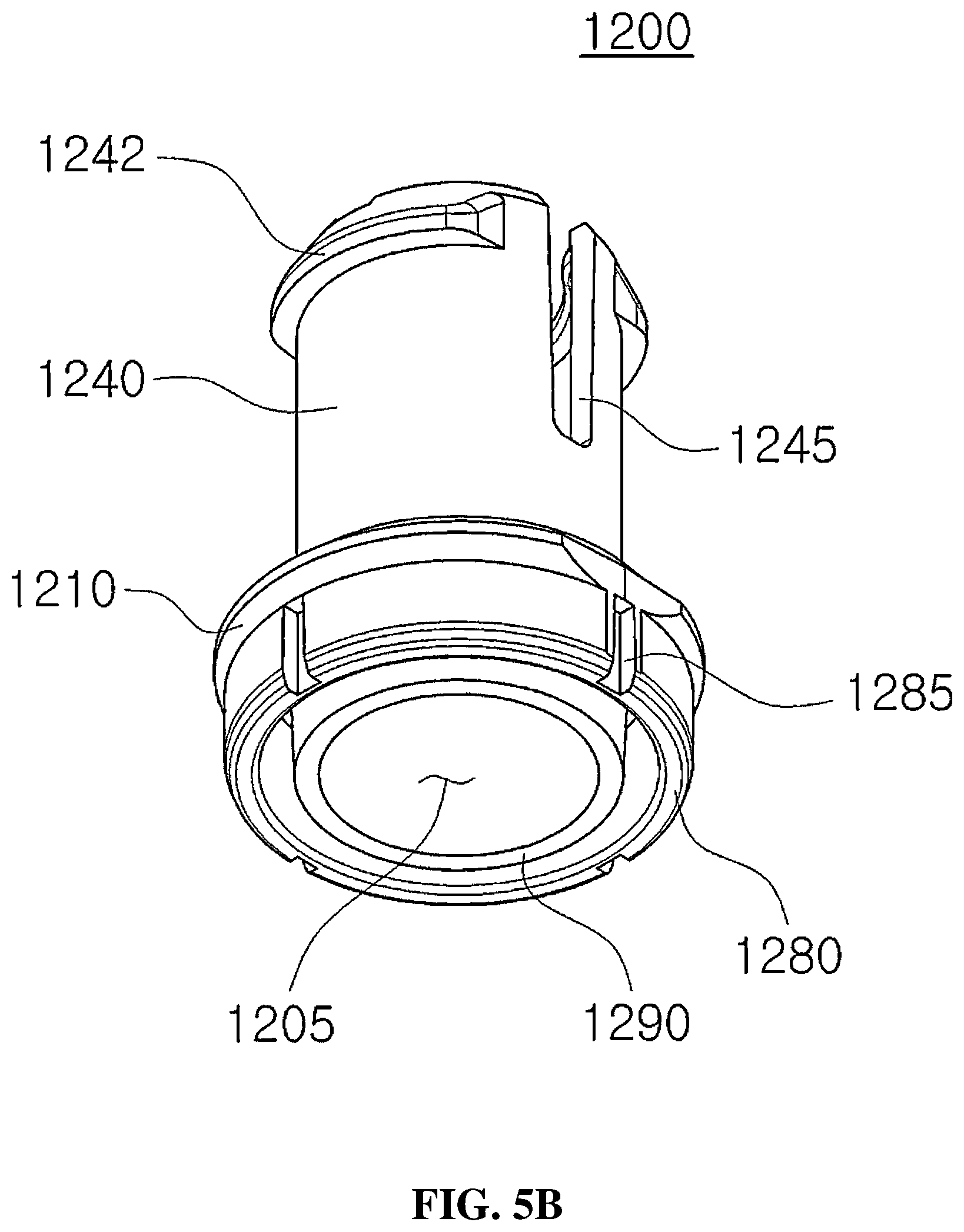 Patent US12564257 Figure 8 – Refill unit for sunscreen and refillable stick container having the same