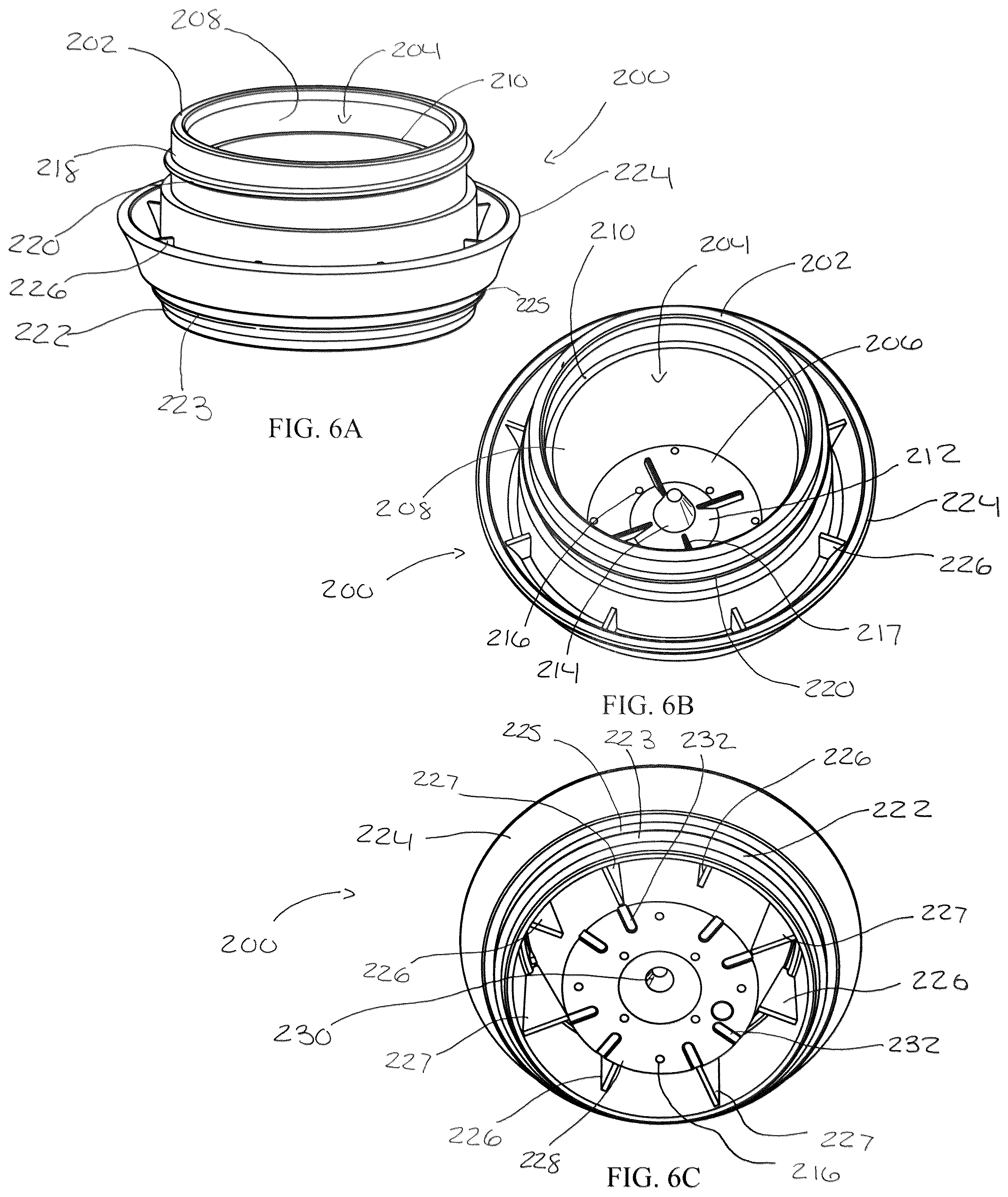 Patent US12564259 Figure 6 – Brush for applying a cleansing powder