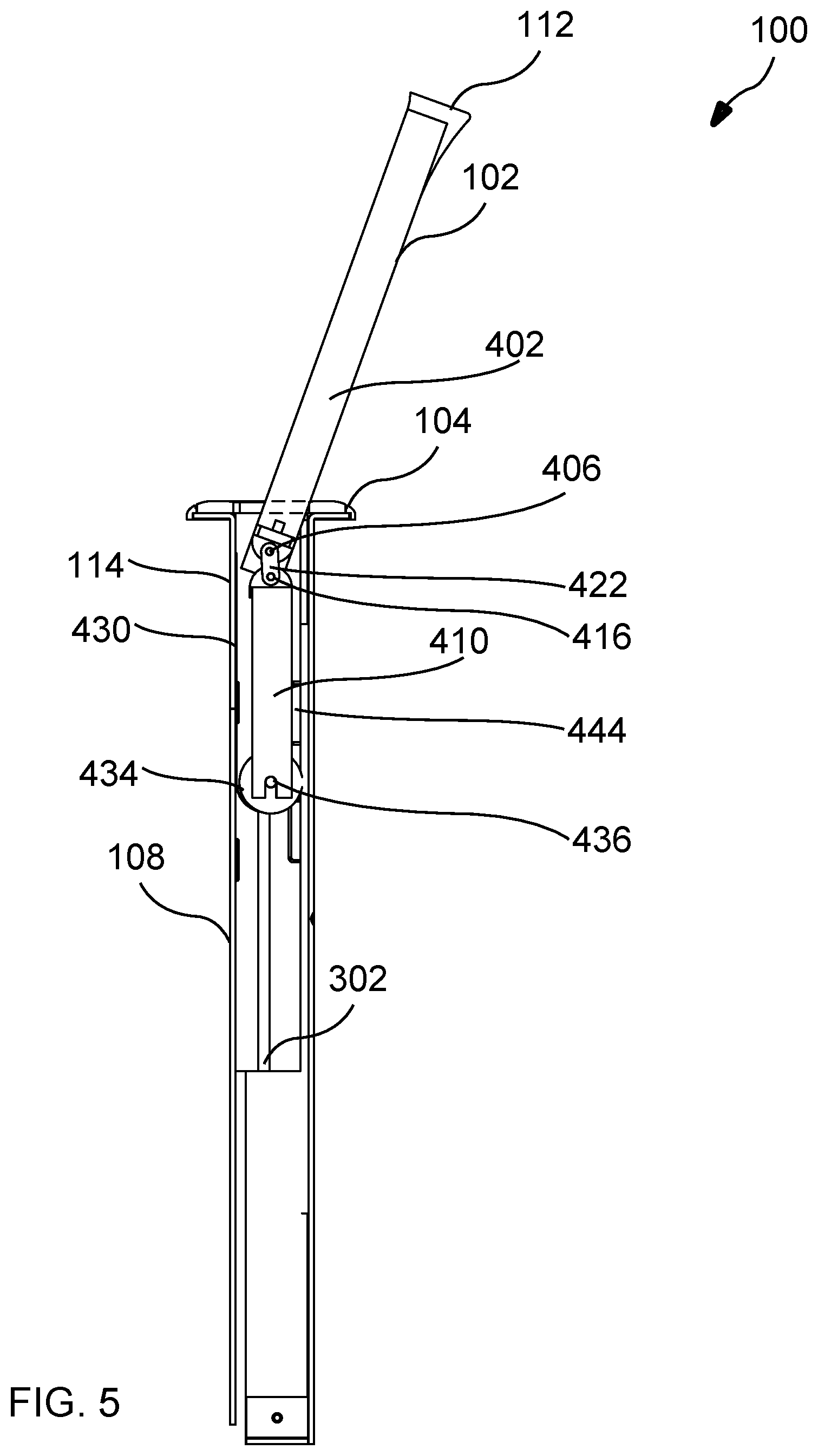 Patent US12564260 Figure 7 – Pop-up display