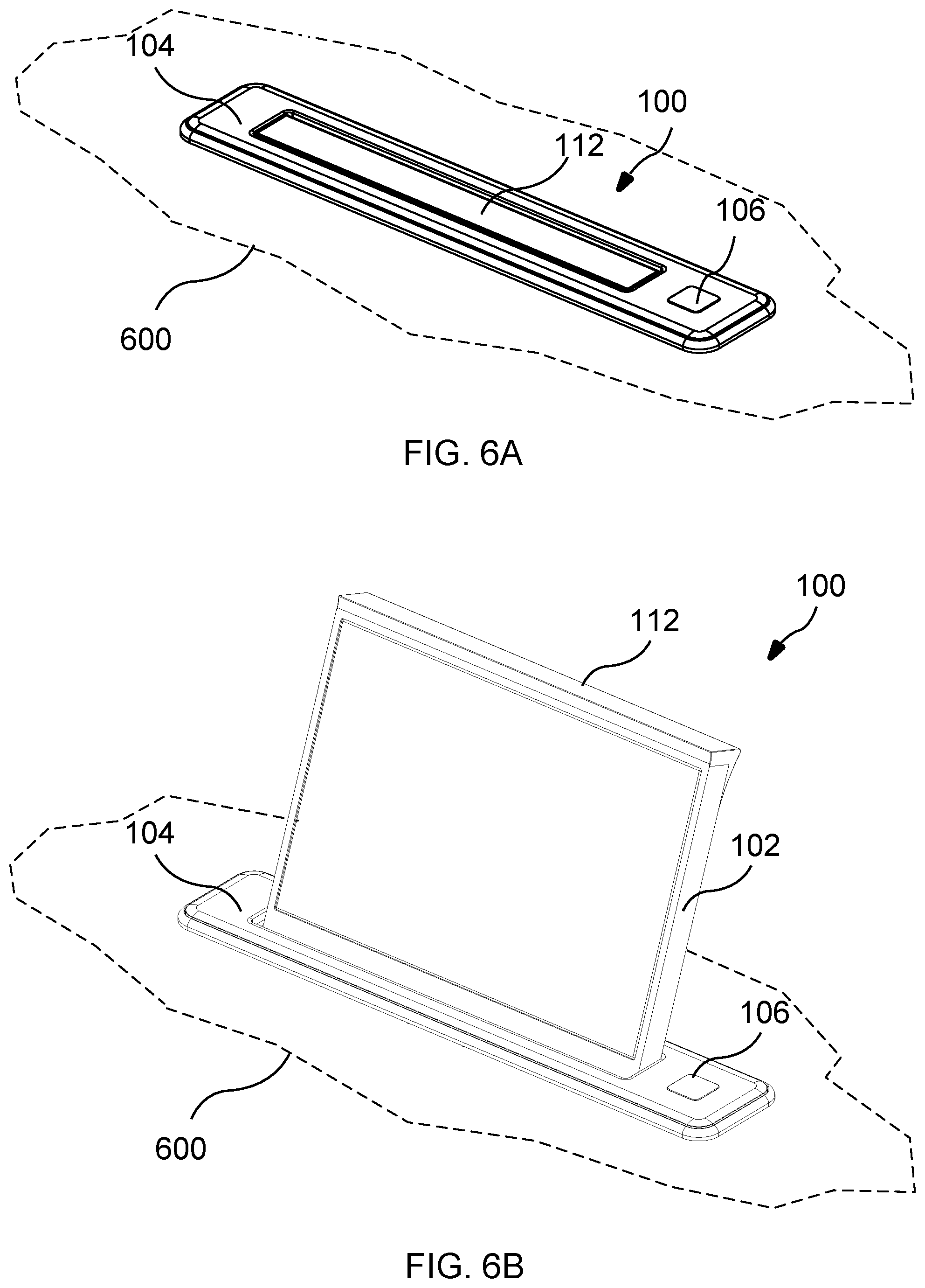 Patent US12564260 Figure 8 – Pop-up display