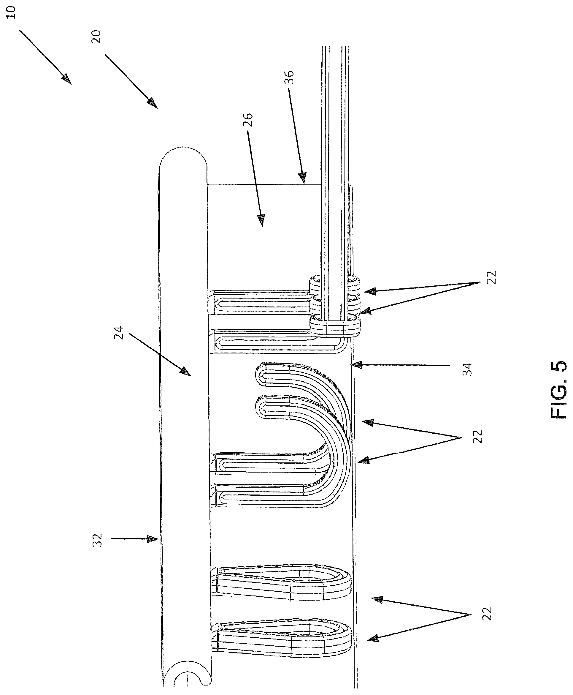 Patent US12564262 Figure 5 – Object hanging system and method