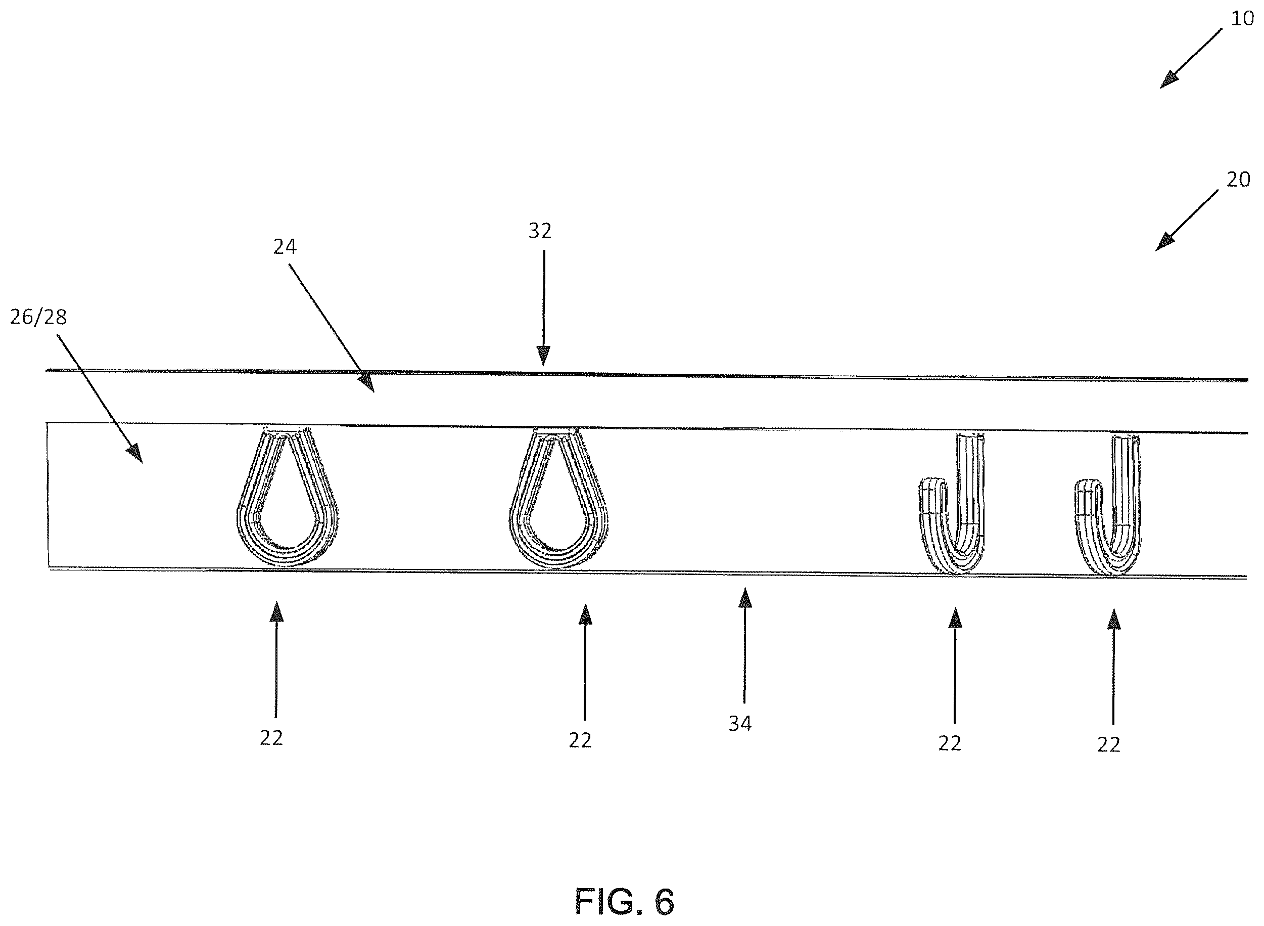 Patent US12564262 Figure 6 – Object hanging system and method
