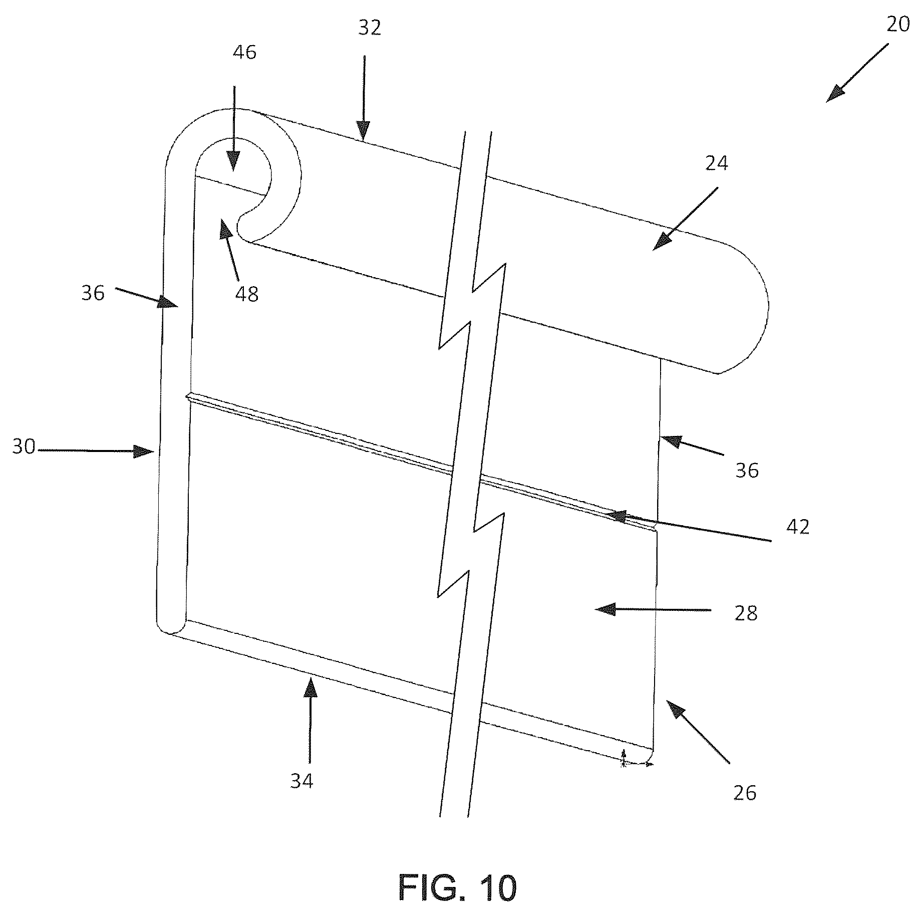 Patent US12564262 Figure 10 – Object hanging system and method