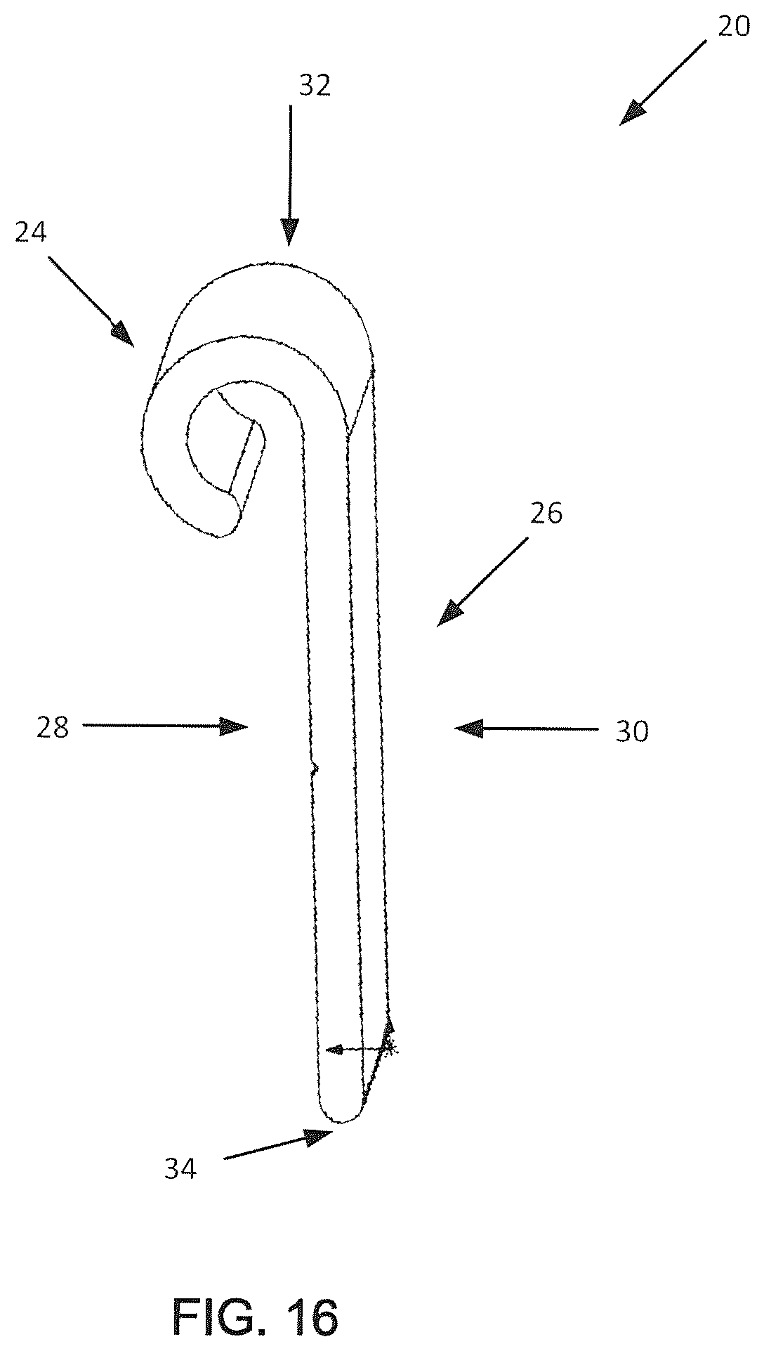 Patent US12564262 Figure 16 – Object hanging system and method