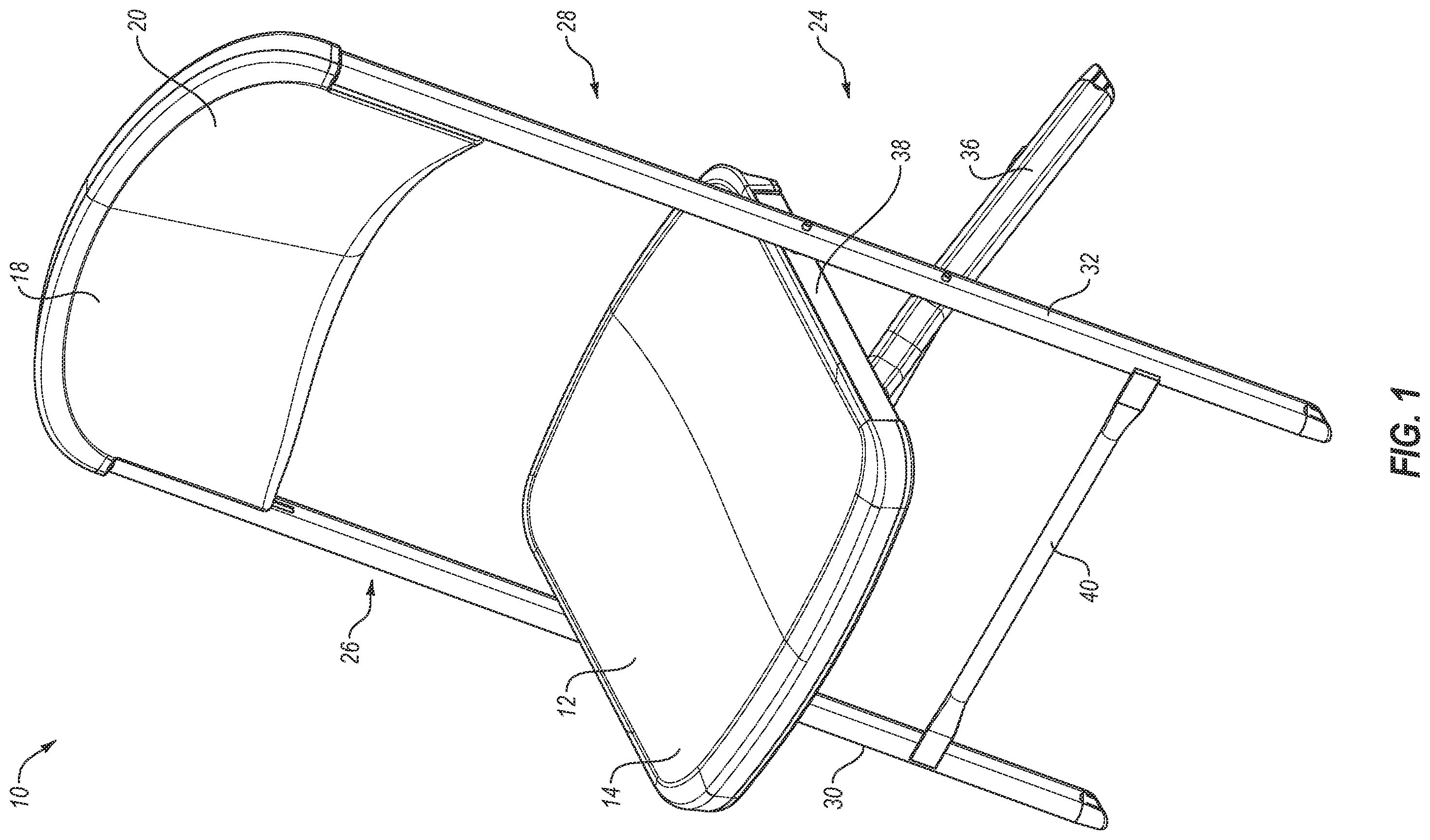 Patent US12564264 Figure 1 – Chair