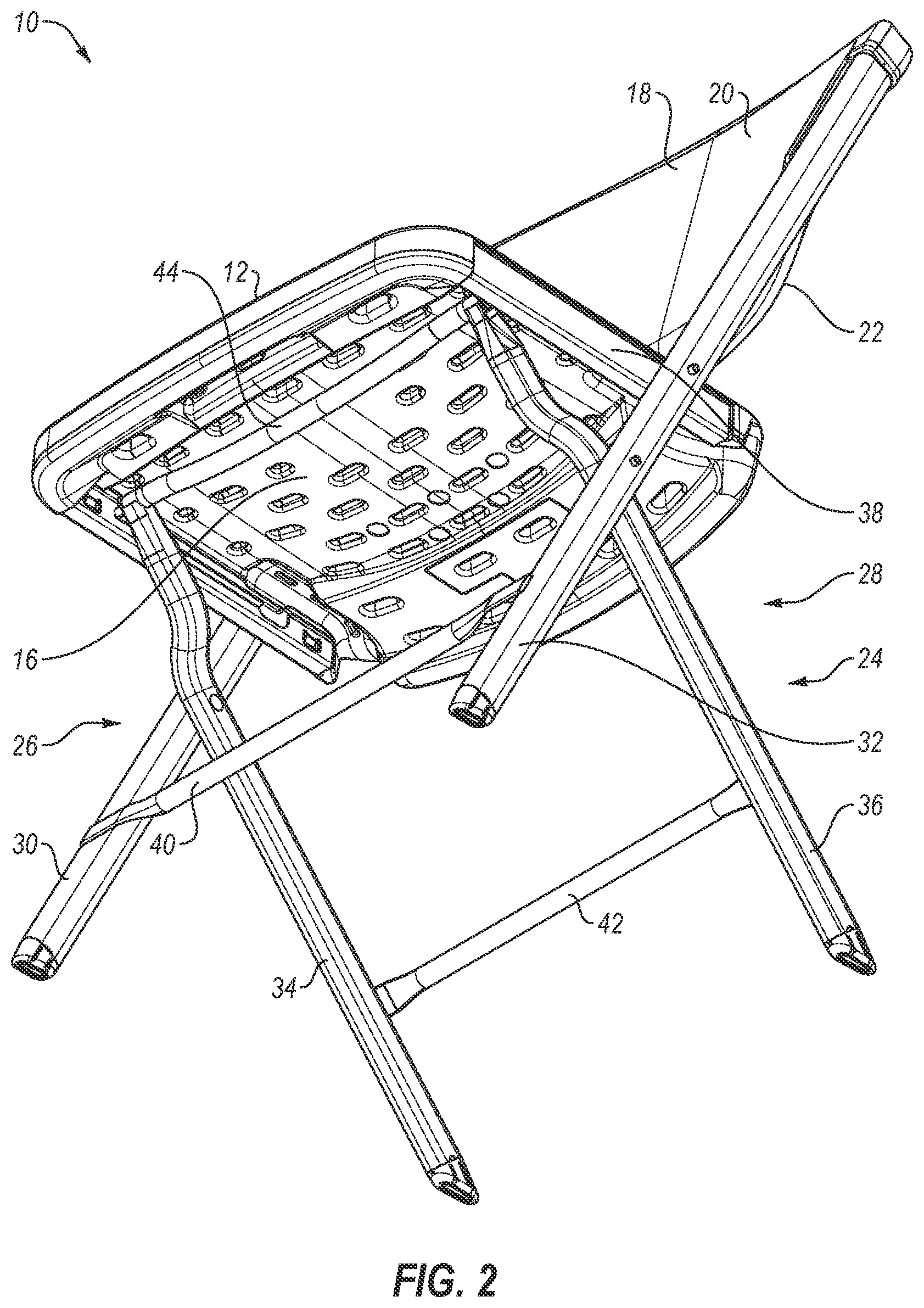 Patent US12564264 Figure 2 – Chair